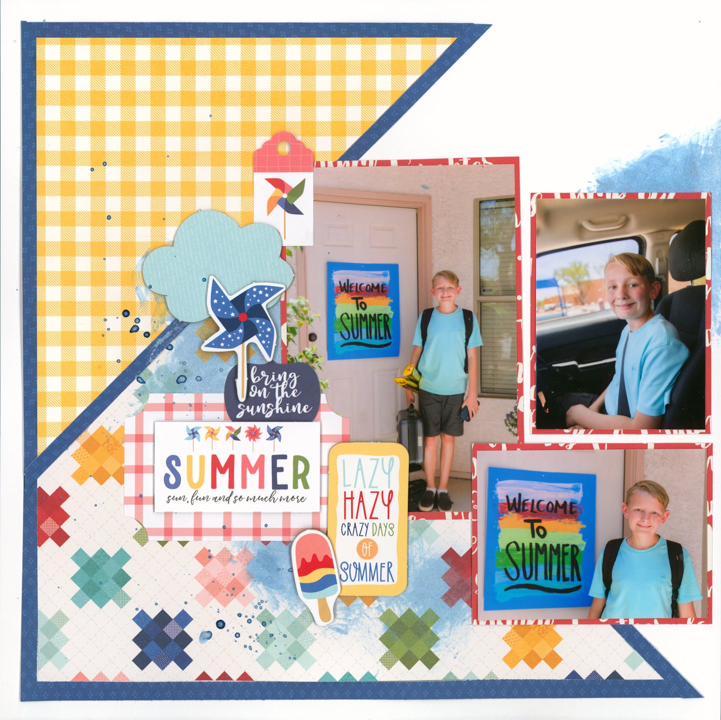 "Sizzling Summer" Page Kit by Meridy Twilling