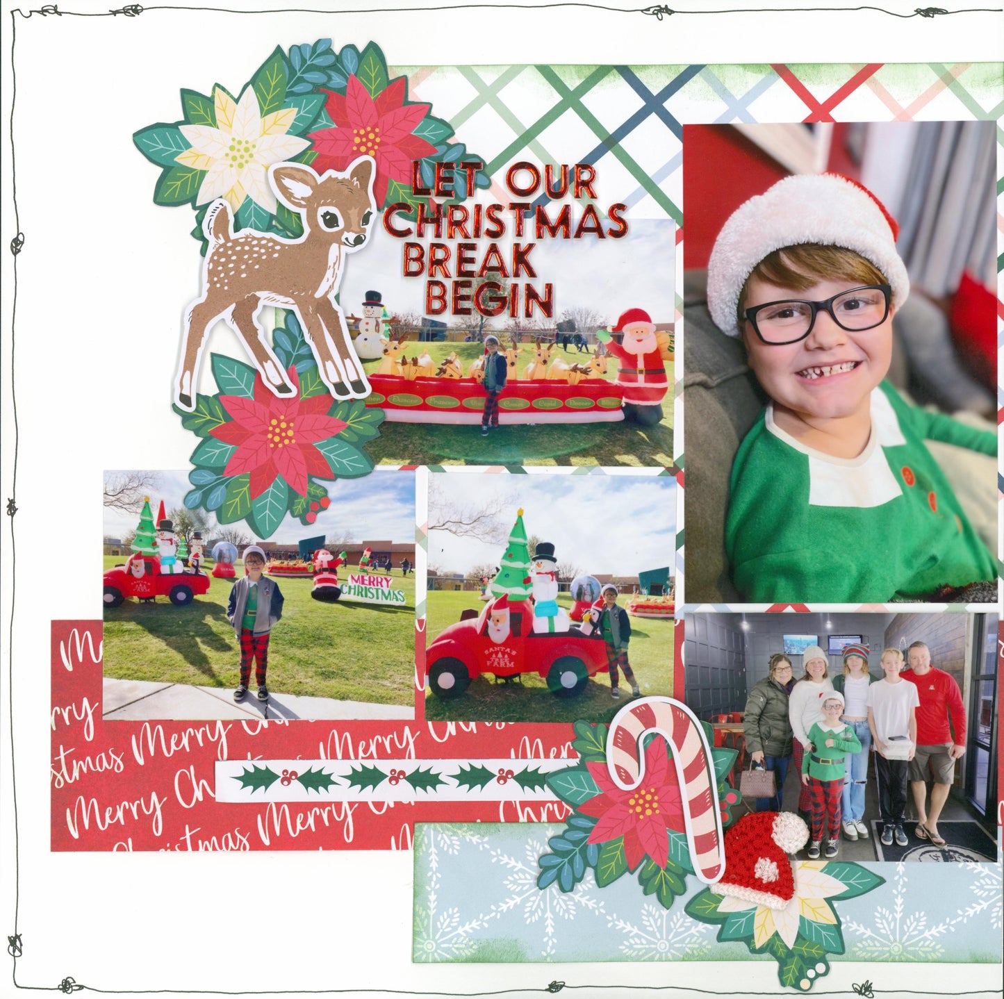 "Merry & Bright" Page Kit by Meridy Twilling