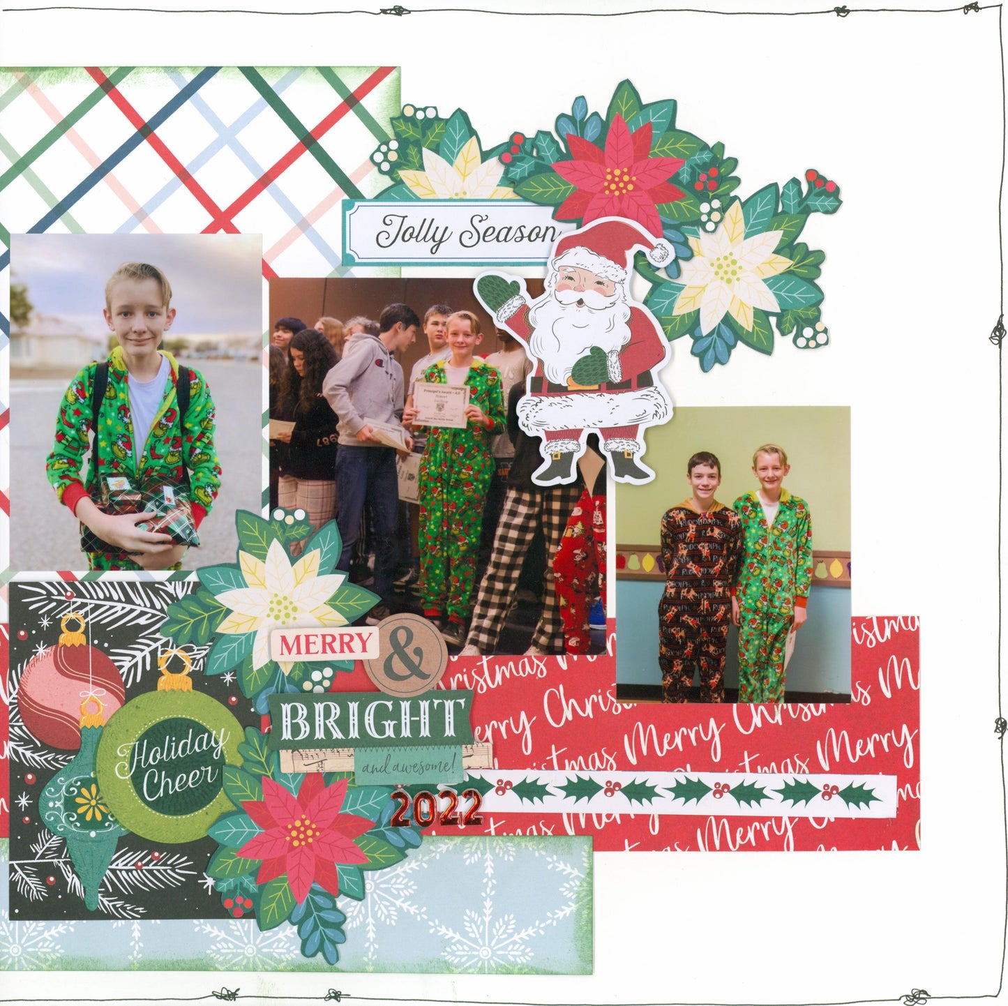 "Merry & Bright" Page Kit by Meridy Twilling