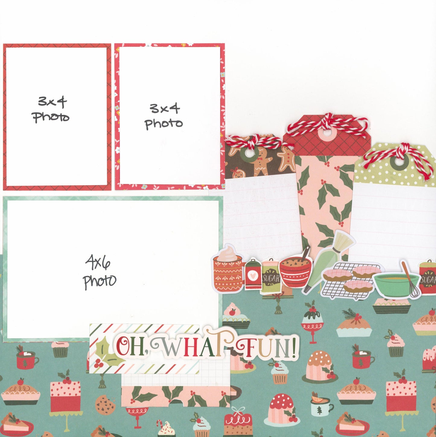 "Holiday Baking" Page Kit by Meridy Twilling