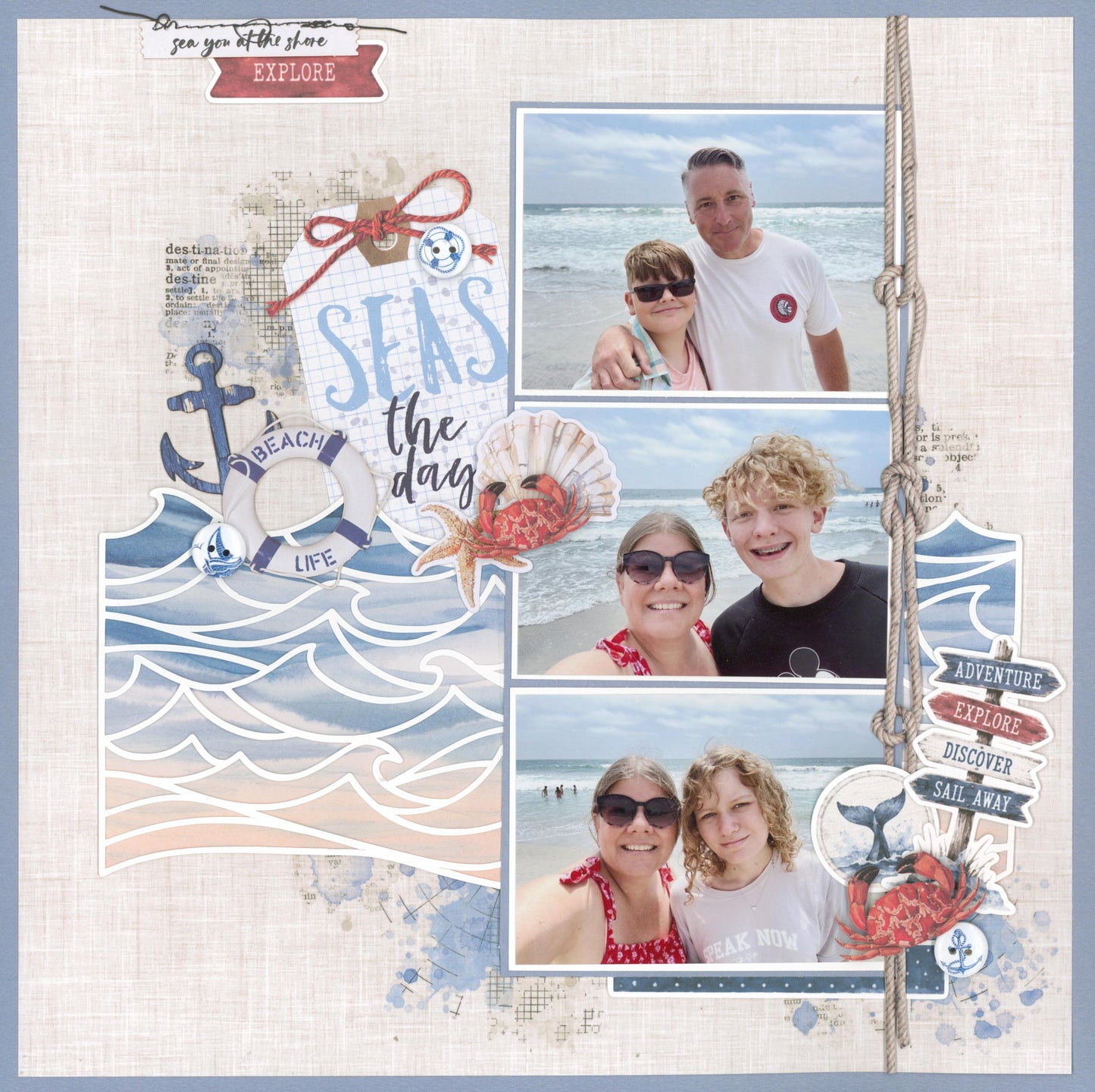 "Maritime Memories” Creative Components Kit