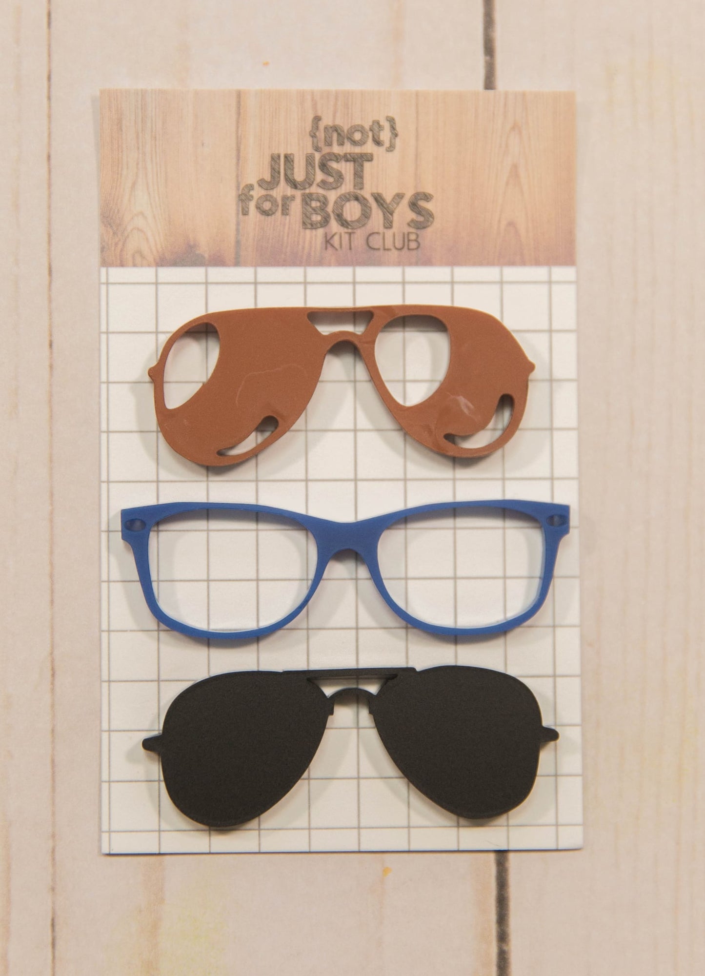 "Glasses" Acrylic Trio