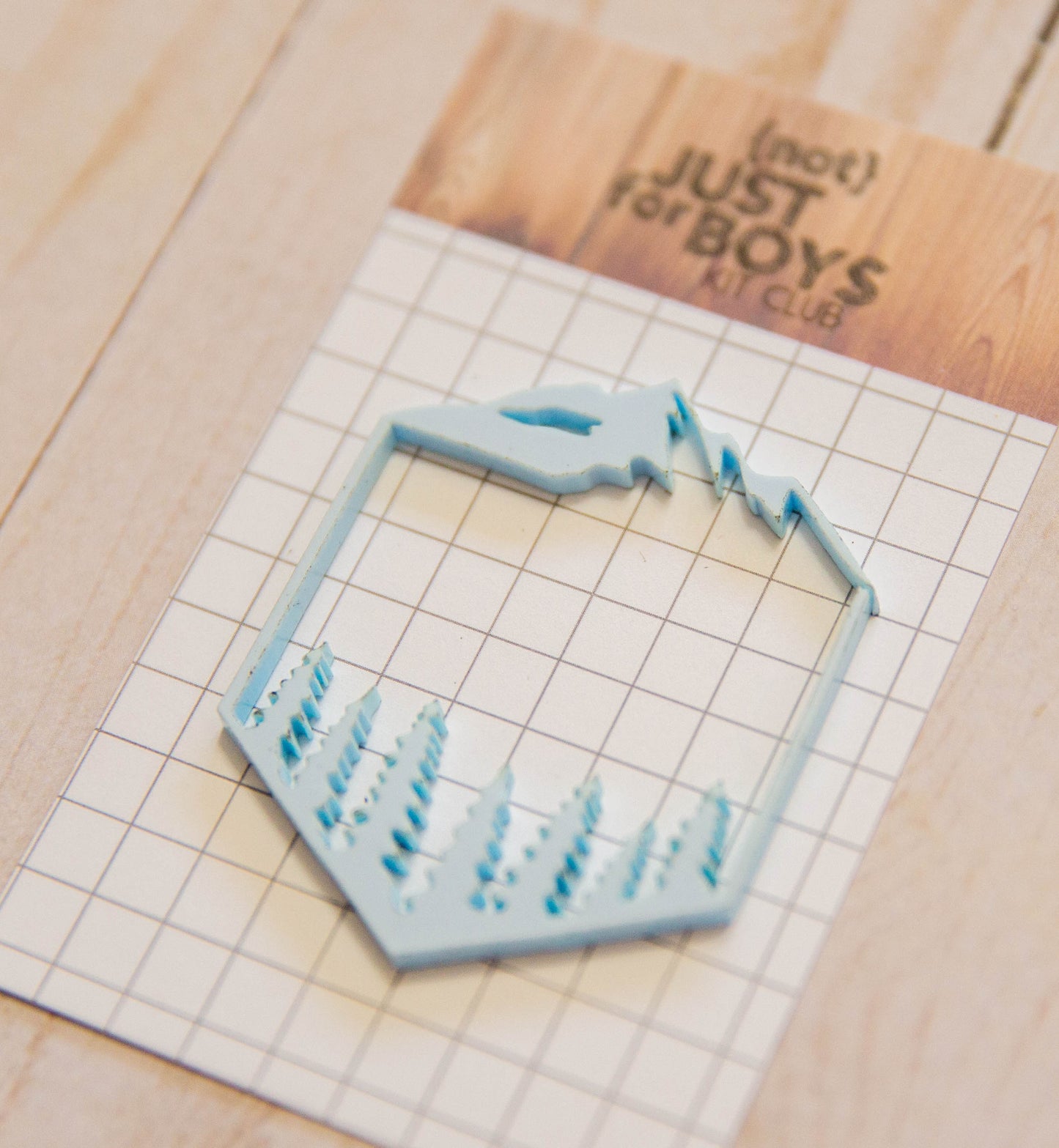 "Camping Logo" Acrylic Embellishment