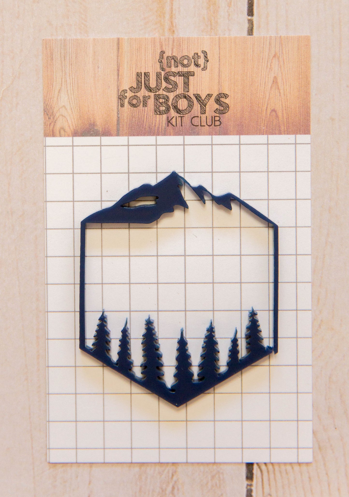 "Camping Logo" Acrylic Embellishment