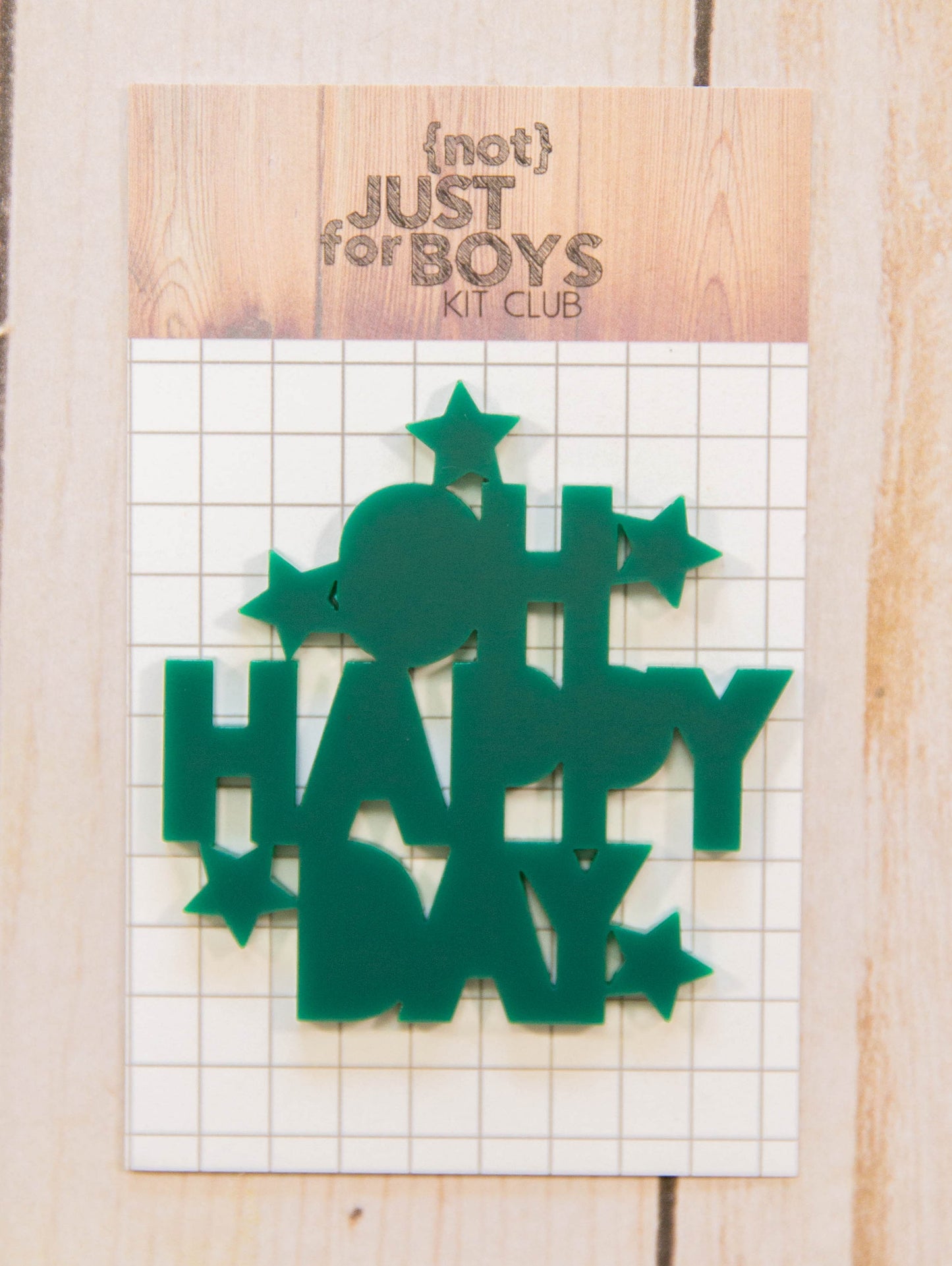 "Oh Happy Day" Acrylic Embellishment