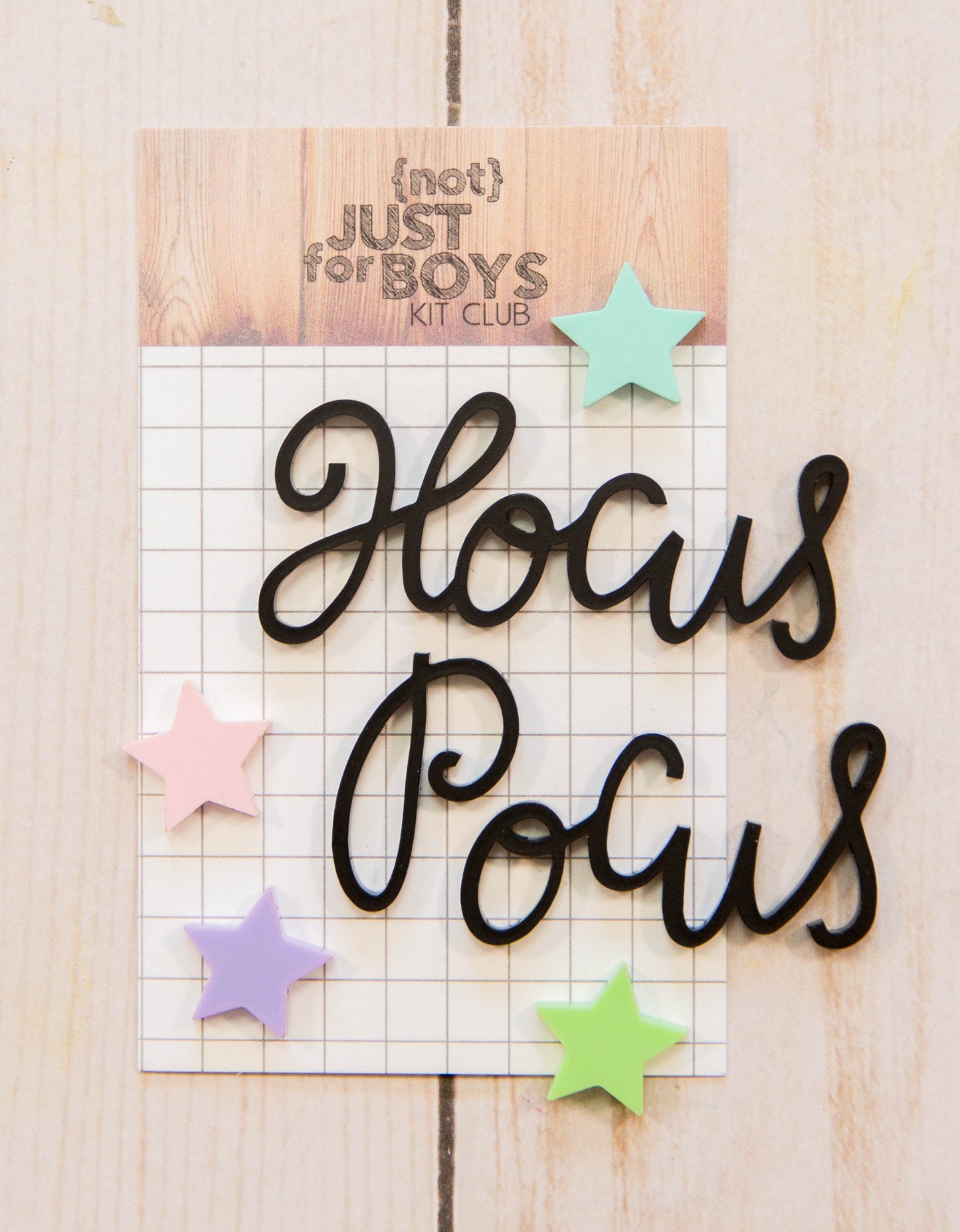 "Hocus Pocus" Acrylic Embellishments