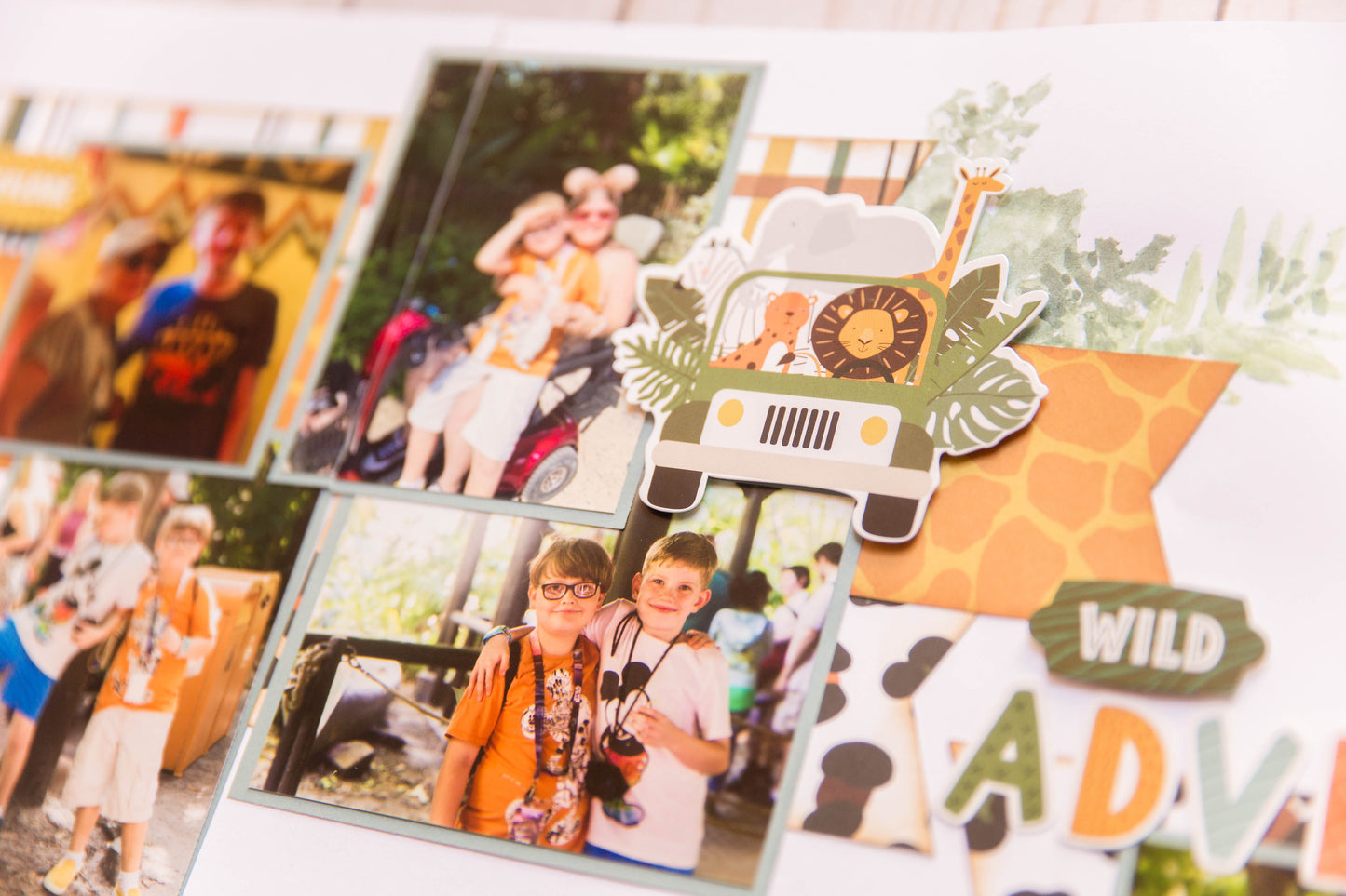 "Wild Adventure" Page Kit by Meridy Twilling