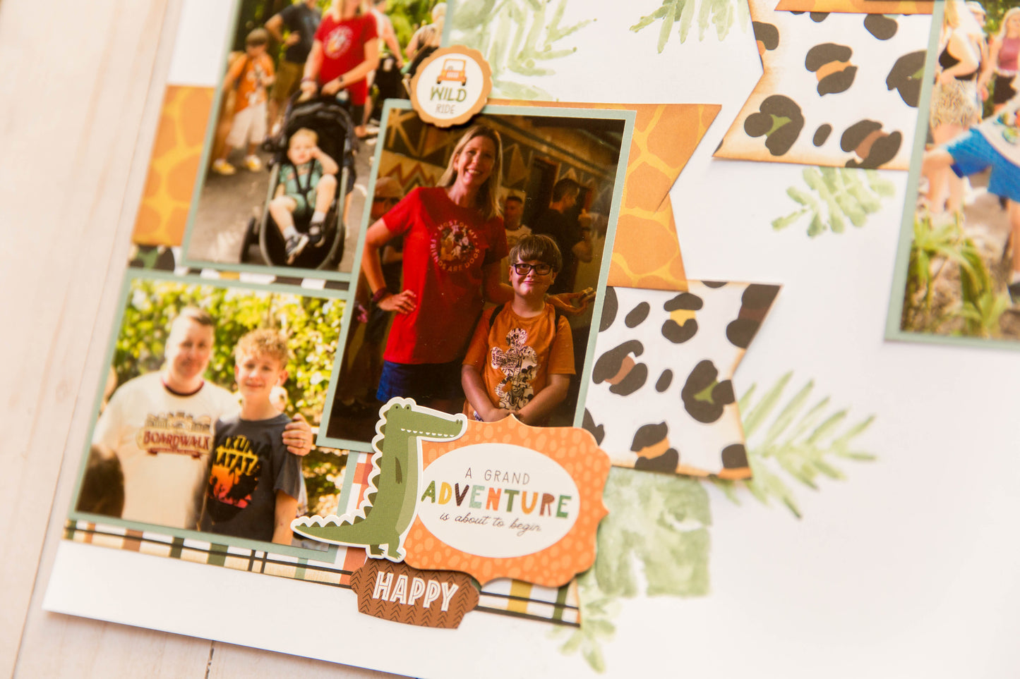 "Wild Adventure" Page Kit by Meridy Twilling