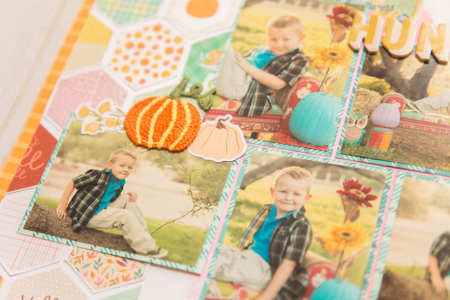 "Harvest Plaid" Page Kit by Meridy Twilling
