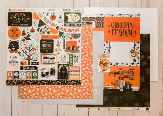 "Jack O Lantern" Mini Page Kit by Meridy Twilling