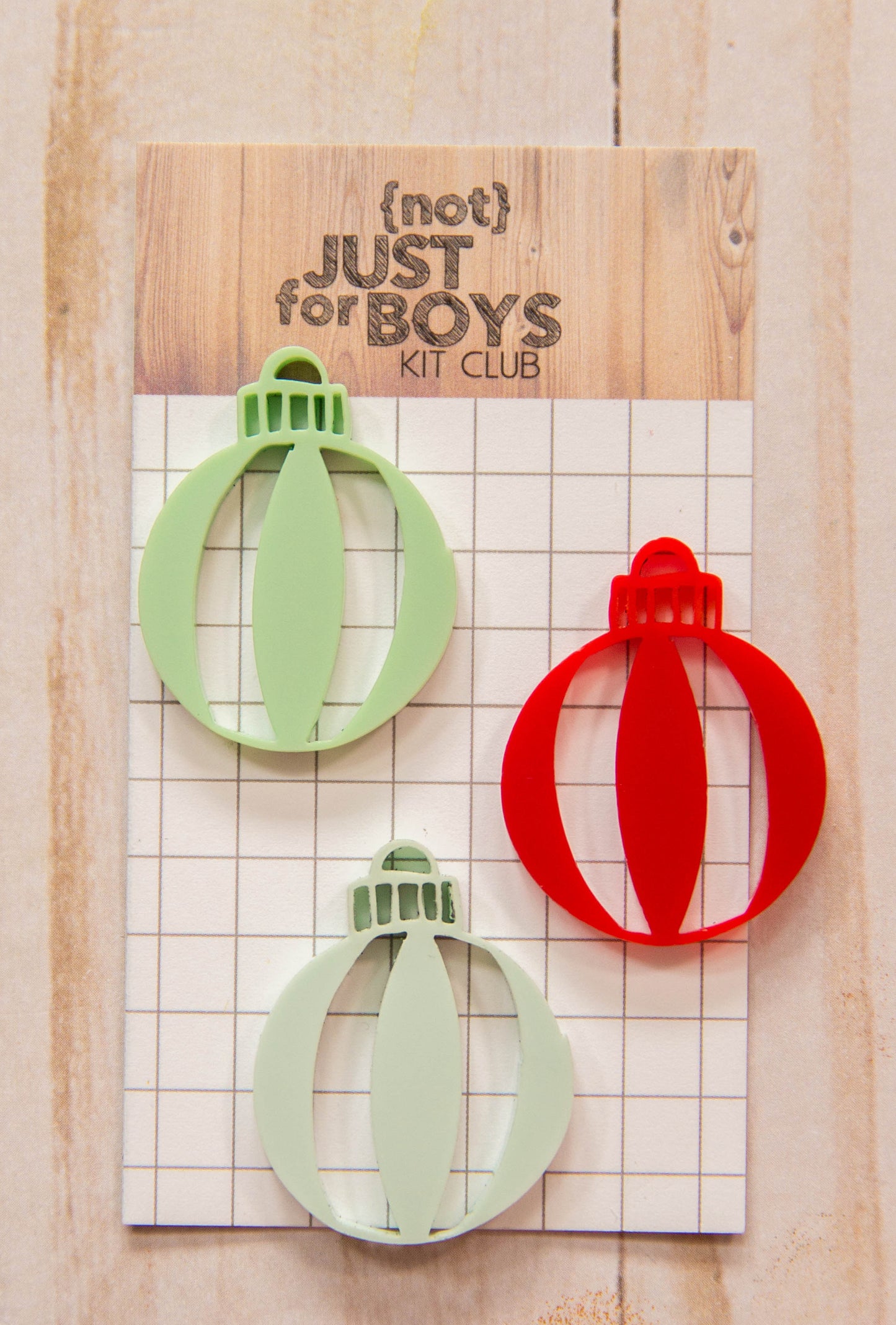 Ornament Trio Acrylic Embellishments