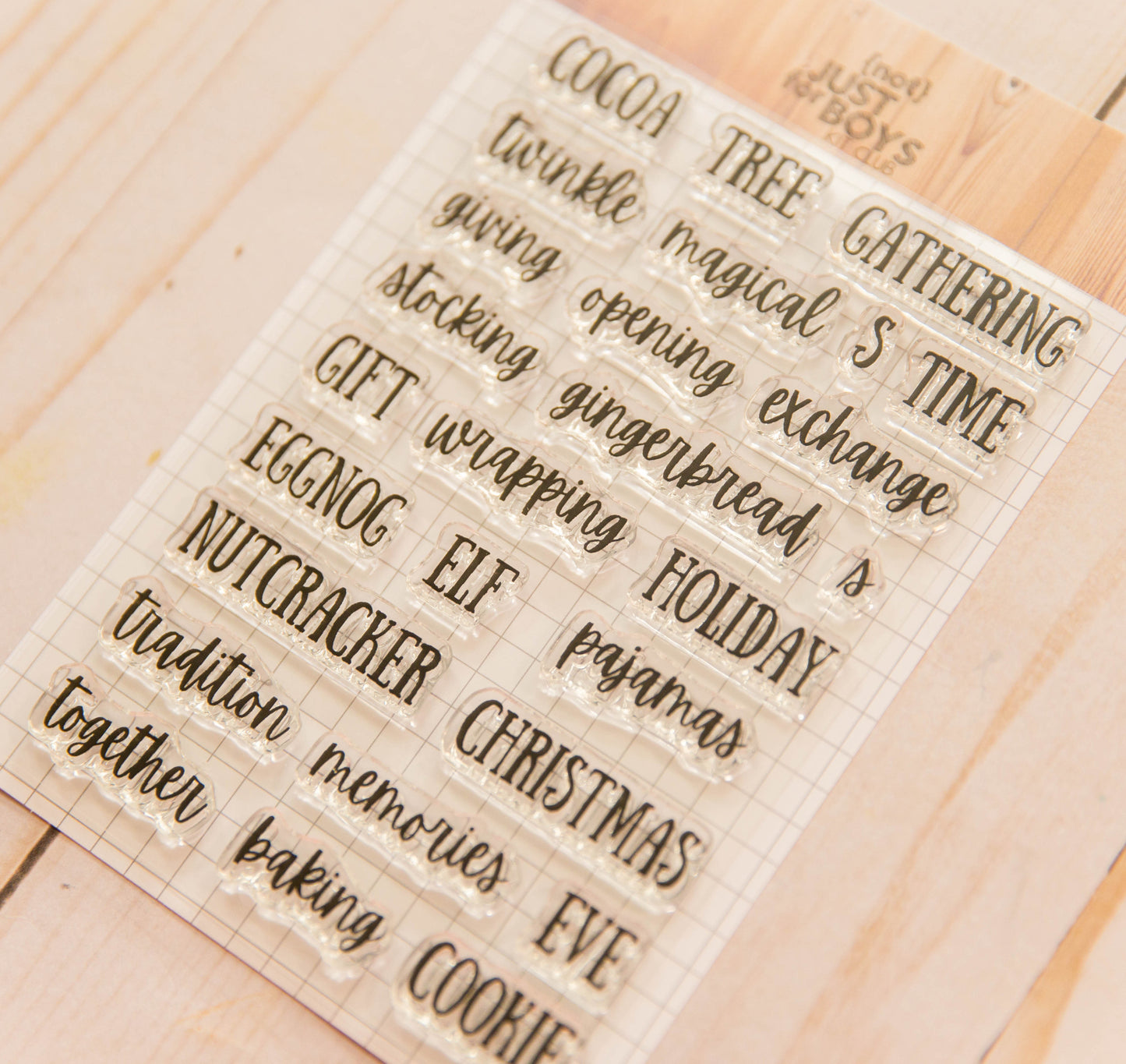 "Christmas Sentiments" 4x6 Stamp Set