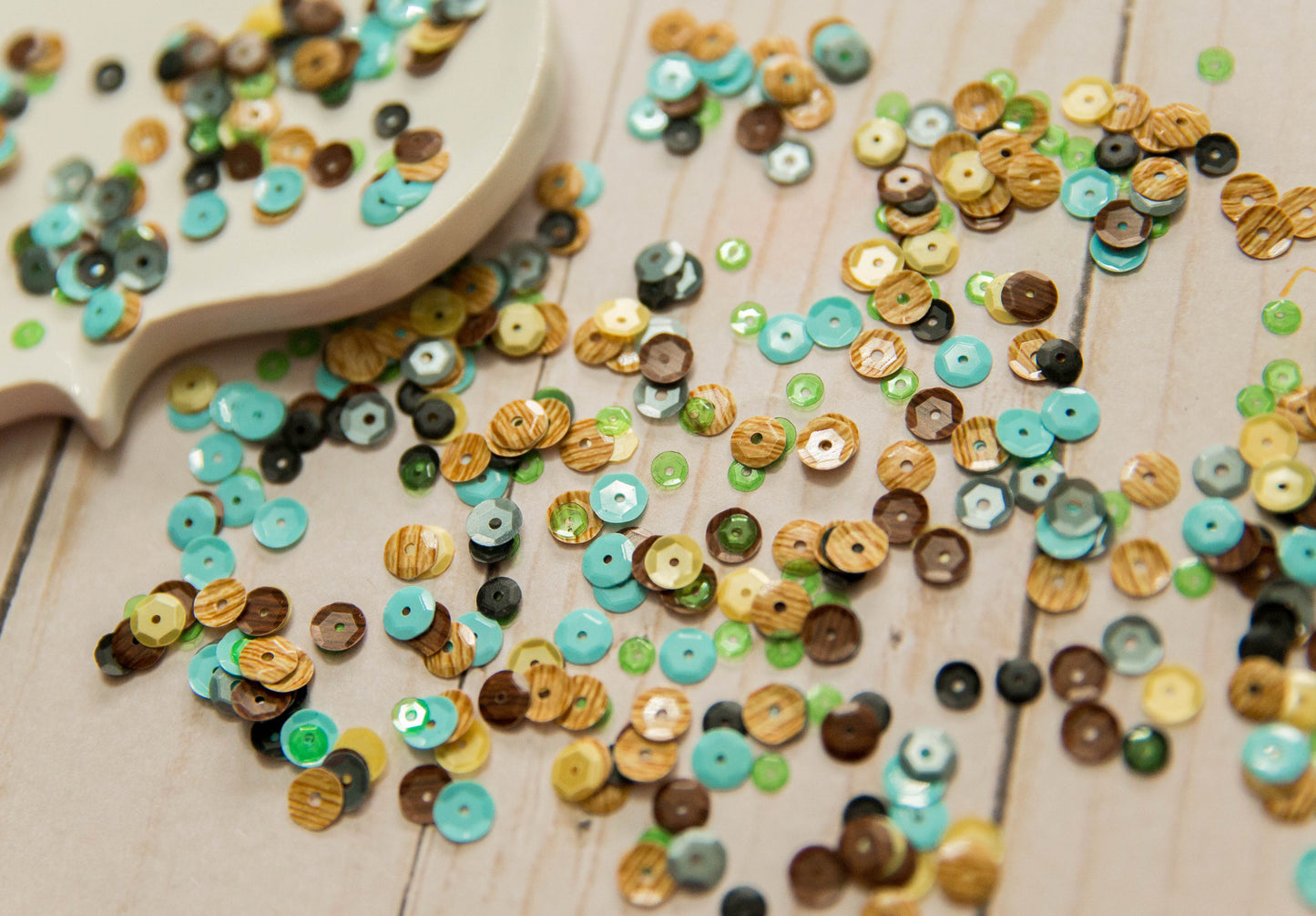 "Ledger & Type" Sequin Mix