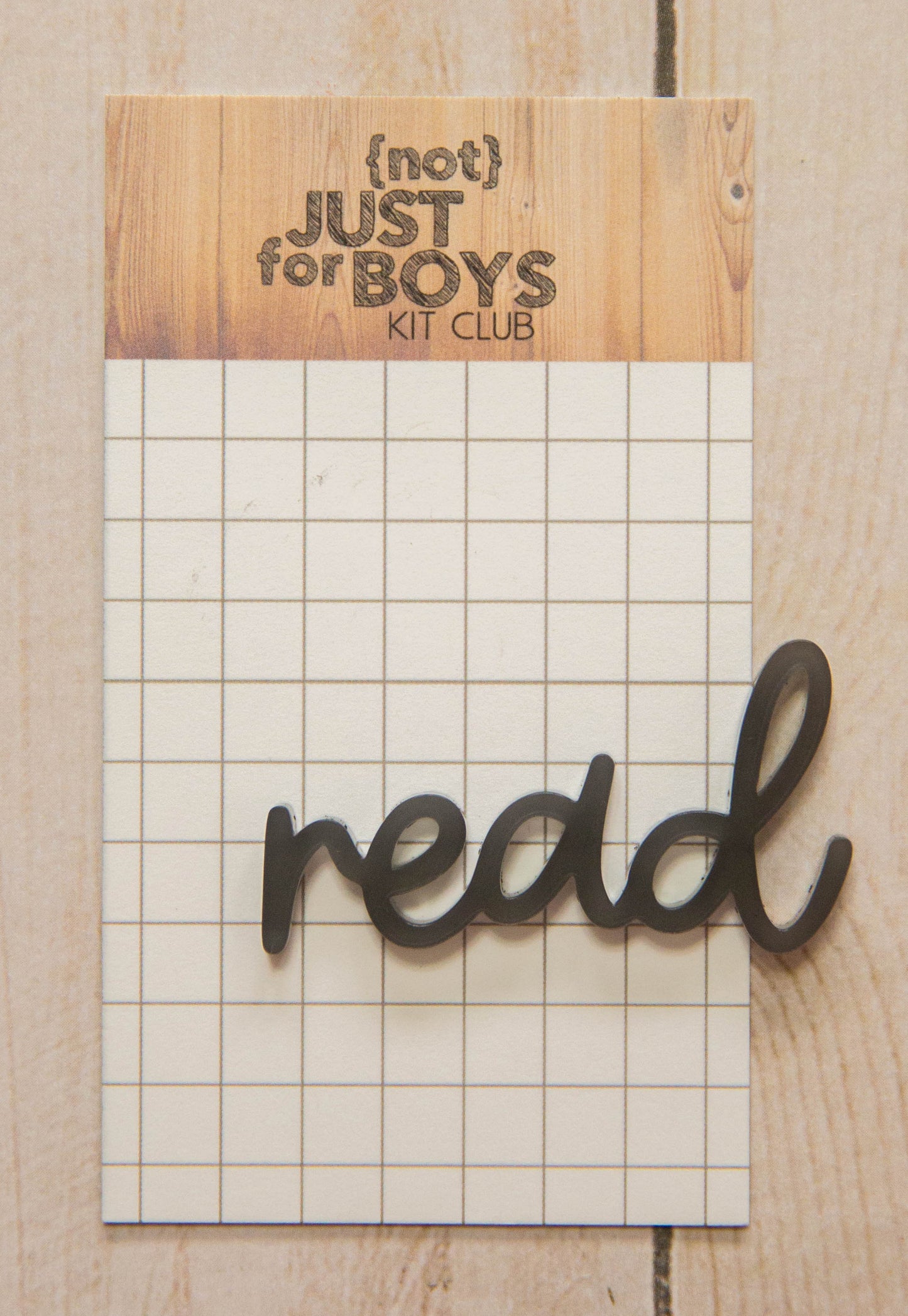 "Read" Acrylic Embellishment