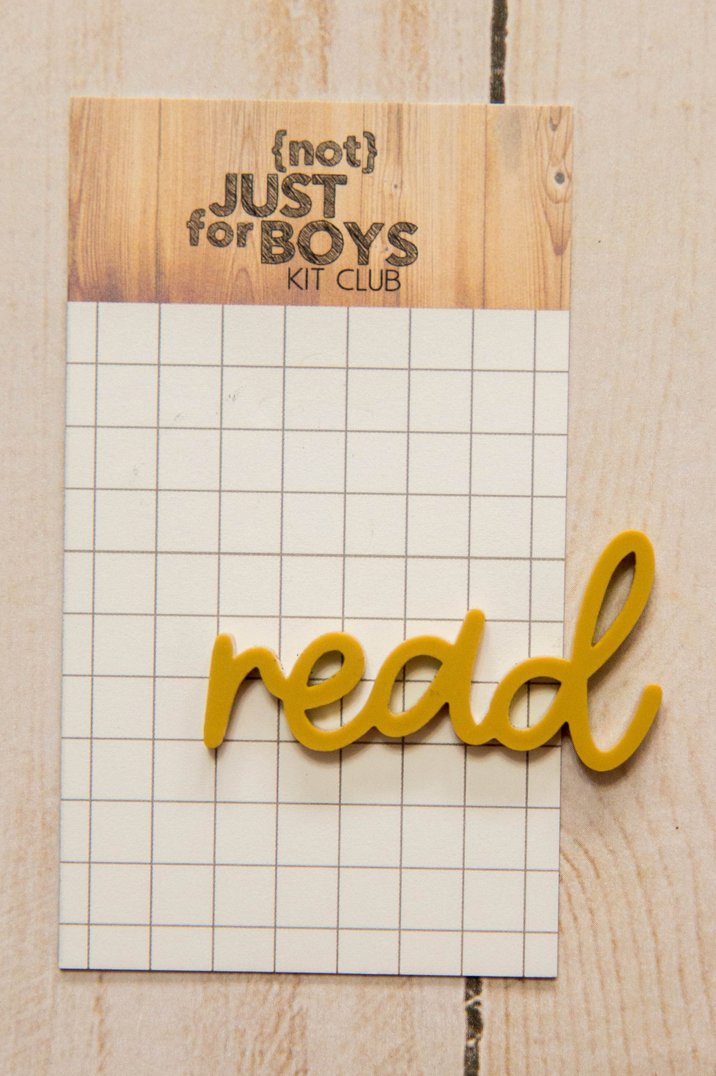 "Read" Acrylic Embellishment