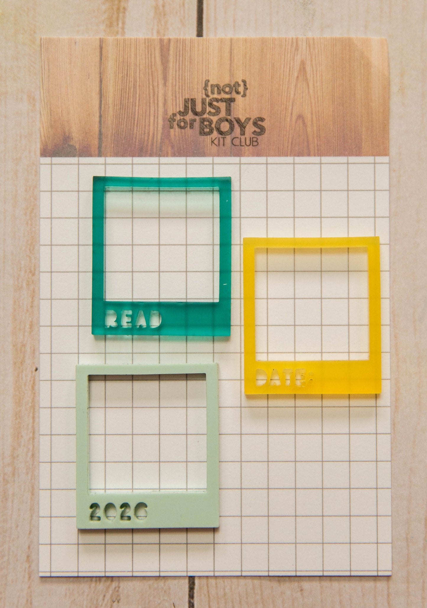 Mini Polaroid Frames Acrylic Embellishments