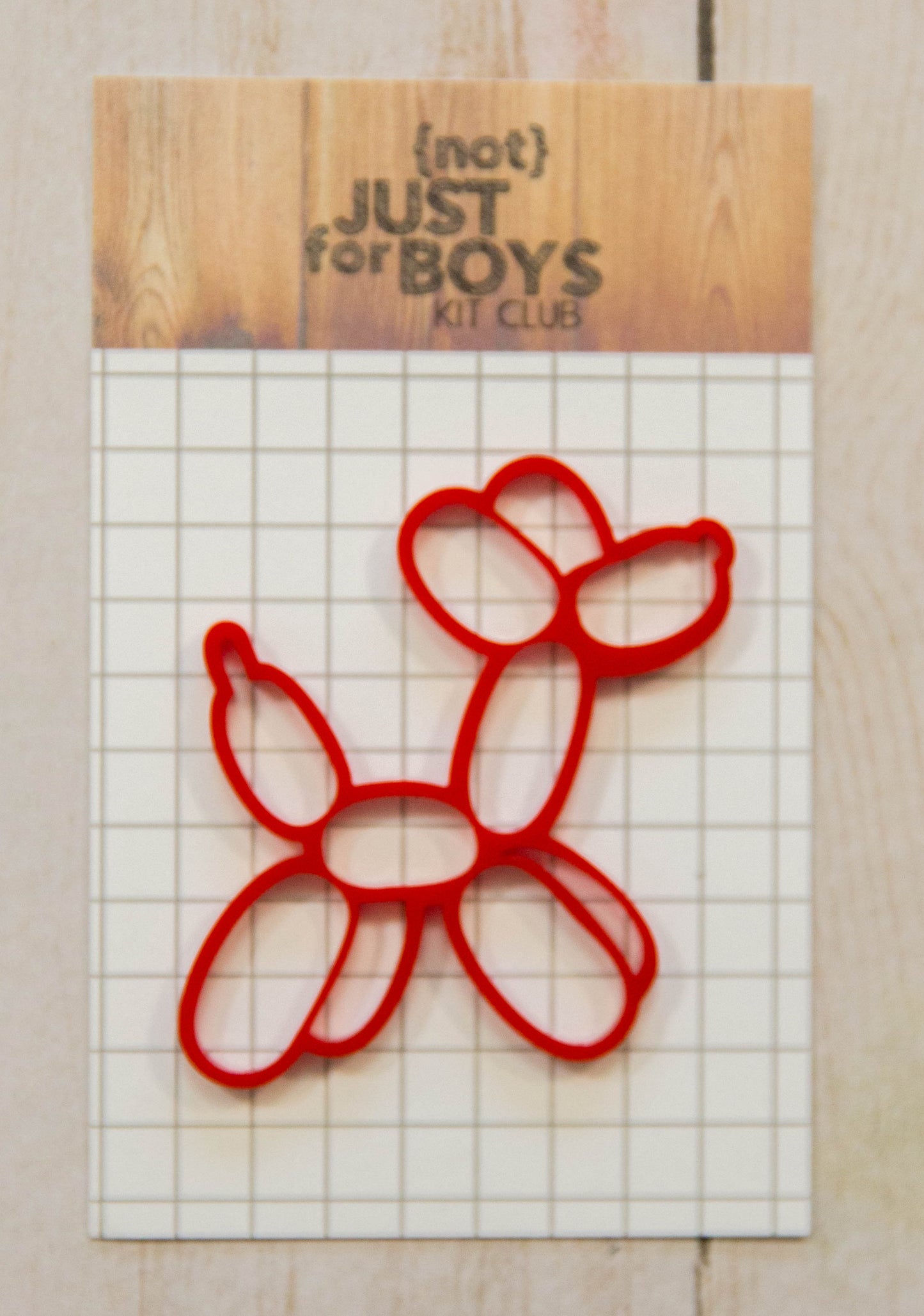 “Balloon Dog” Acrylic Embellishment