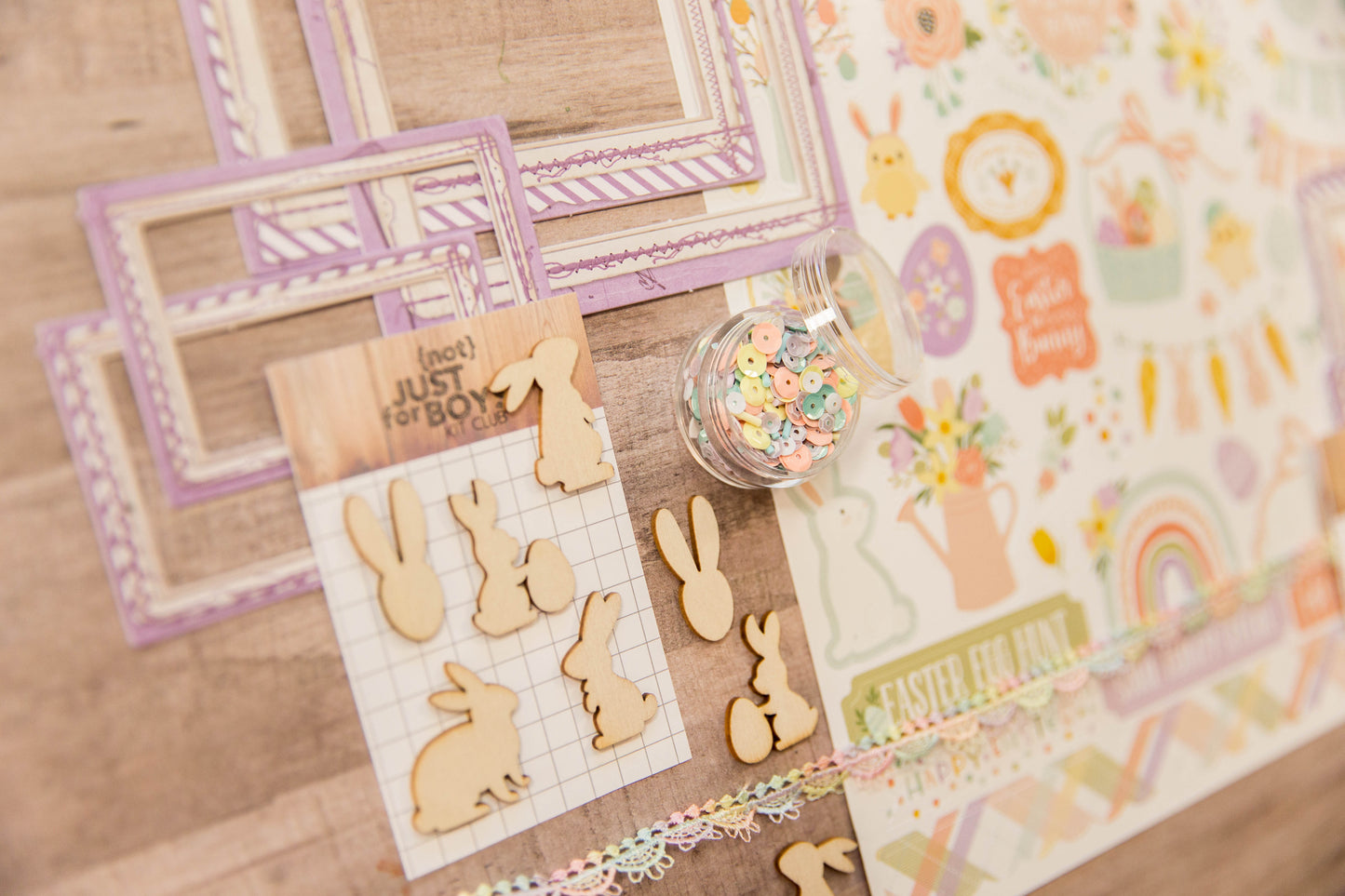 "Bunnies & Blossoms" Creative Components Kit