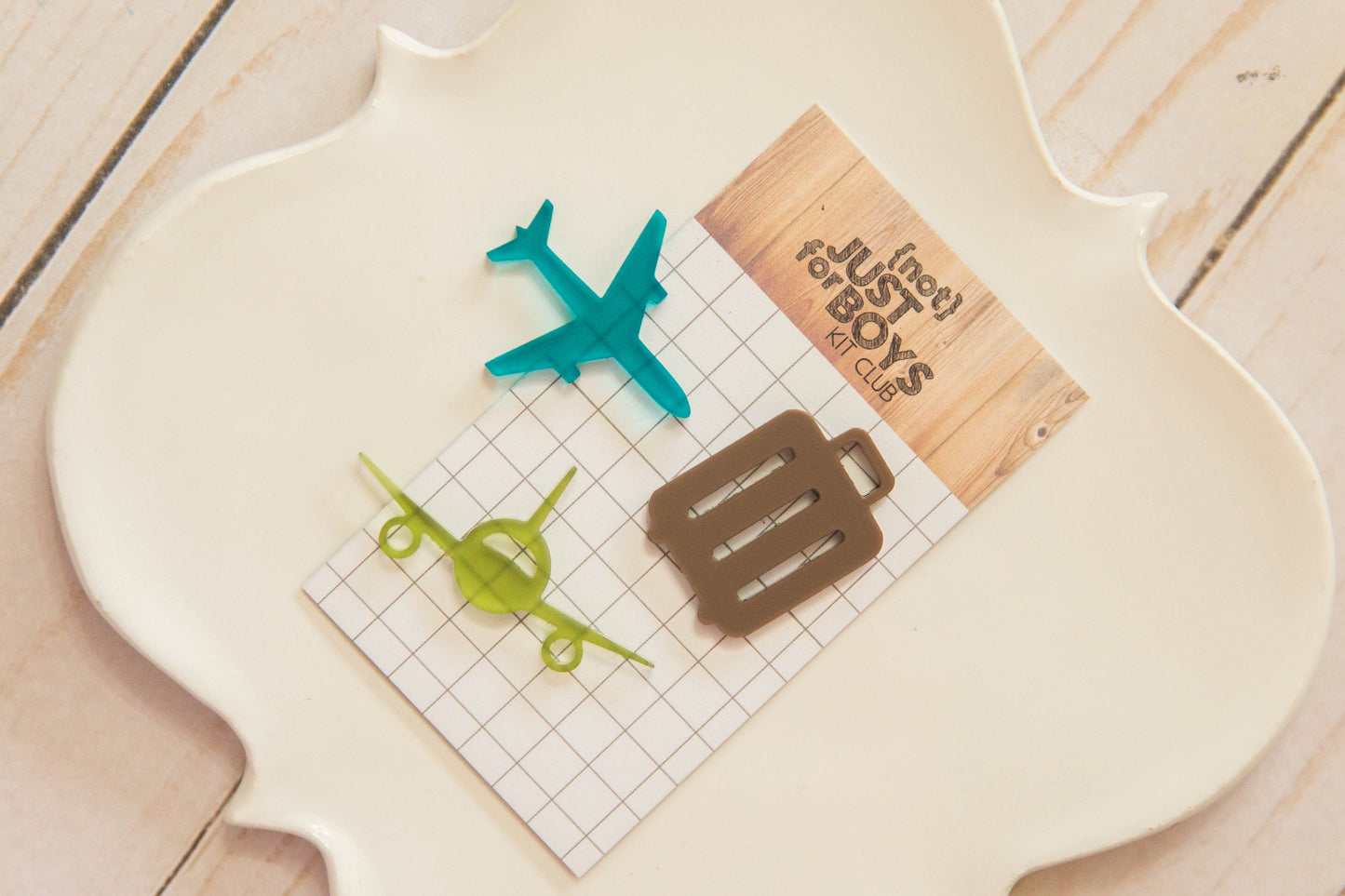 "Air Travel" Acrylic Trio
