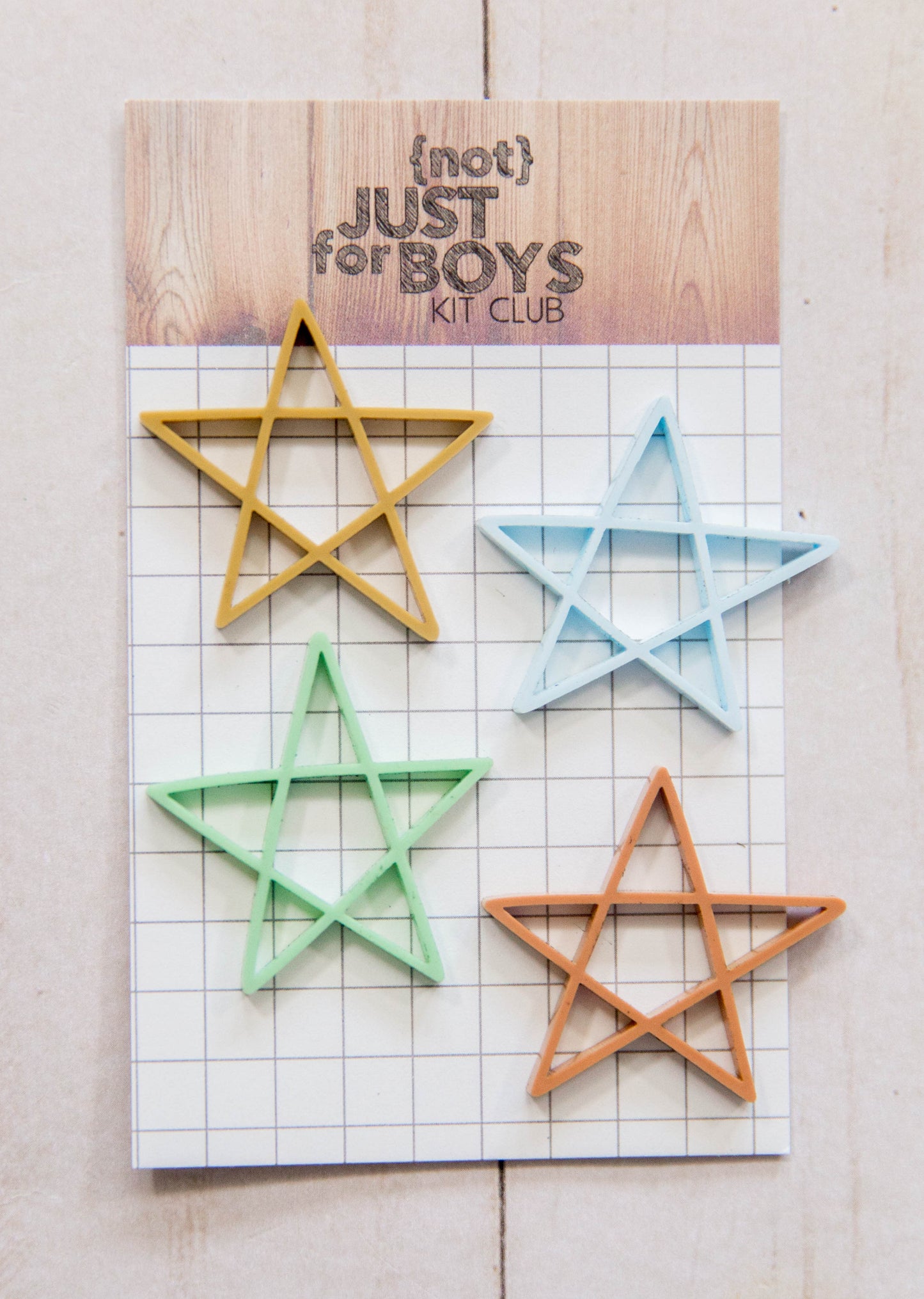 "Here & Now Star" Acrylic Embellishments