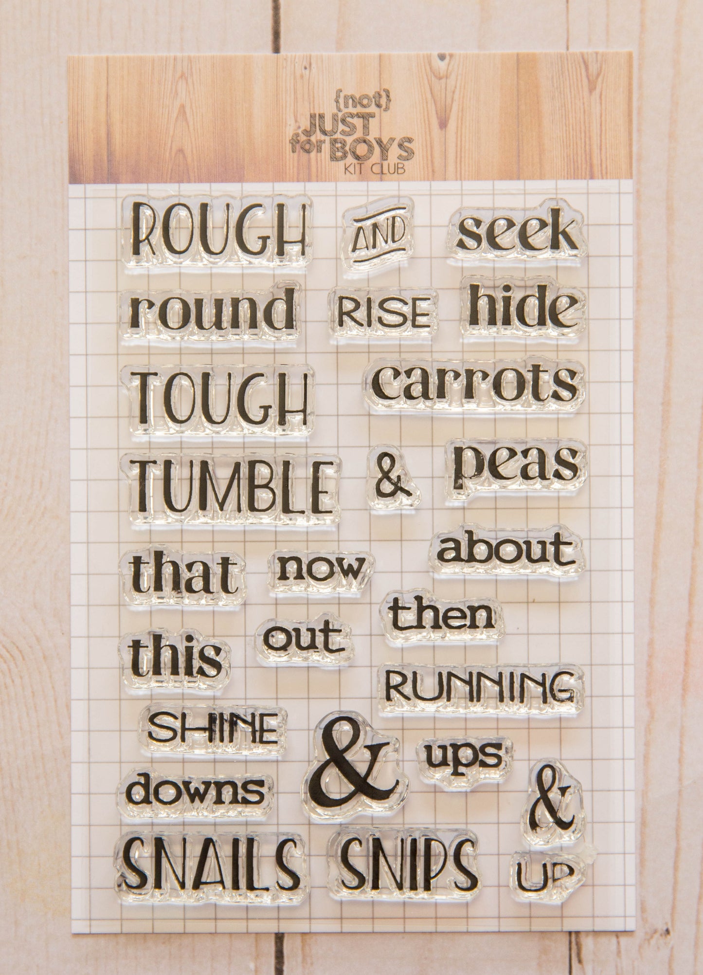 "{Not} Just for Boys" 4 x 6 Stamp Volume 2
