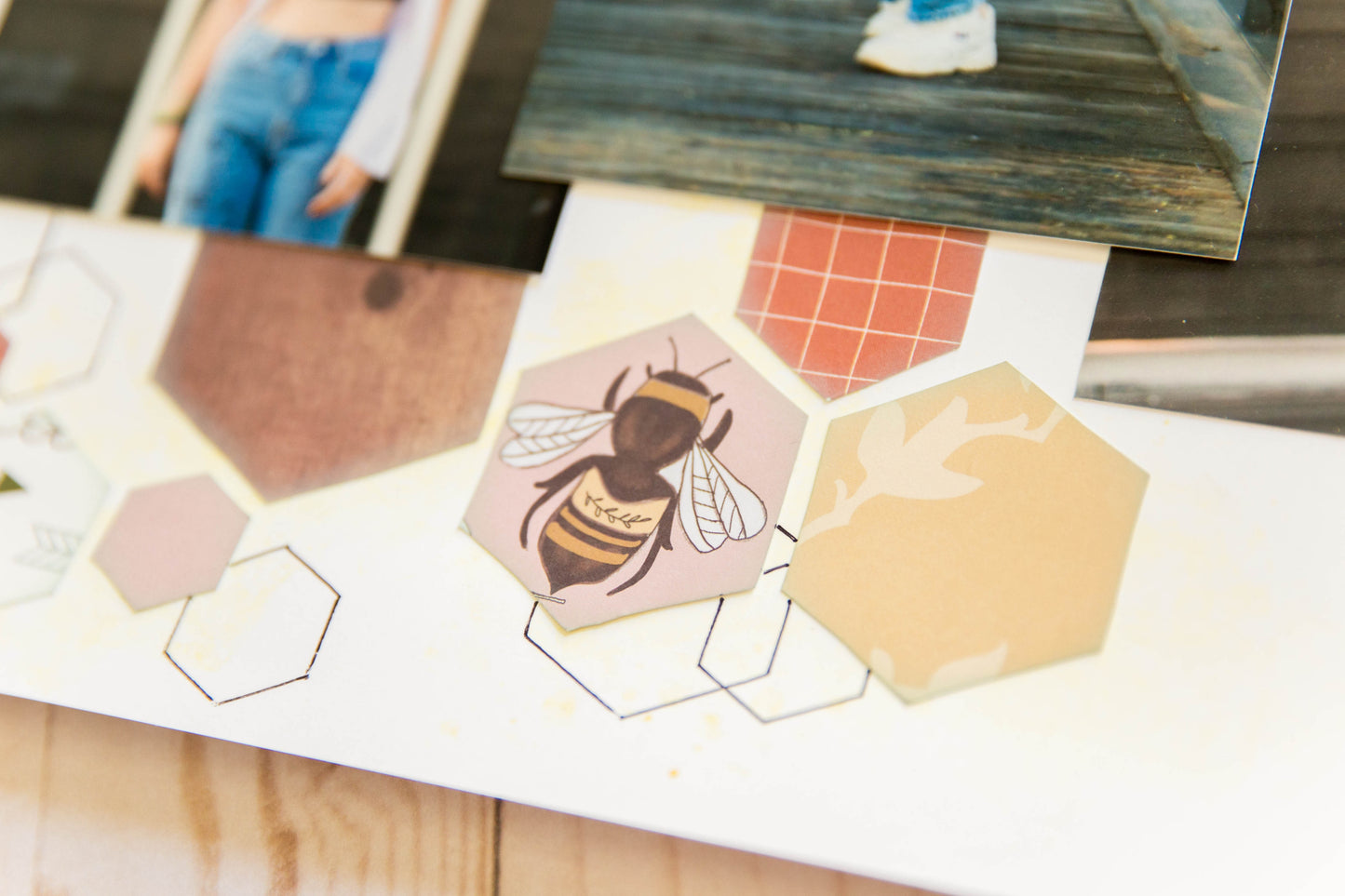 "Honeycomb" Page Kit by Meridy Twilling