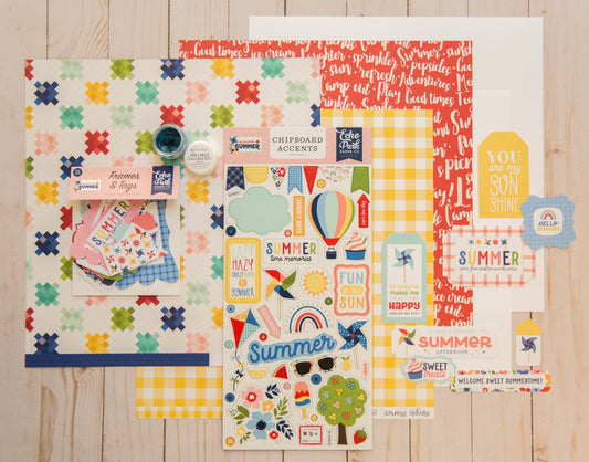 "Sizzling Summer" Page Kit by Meridy Twilling