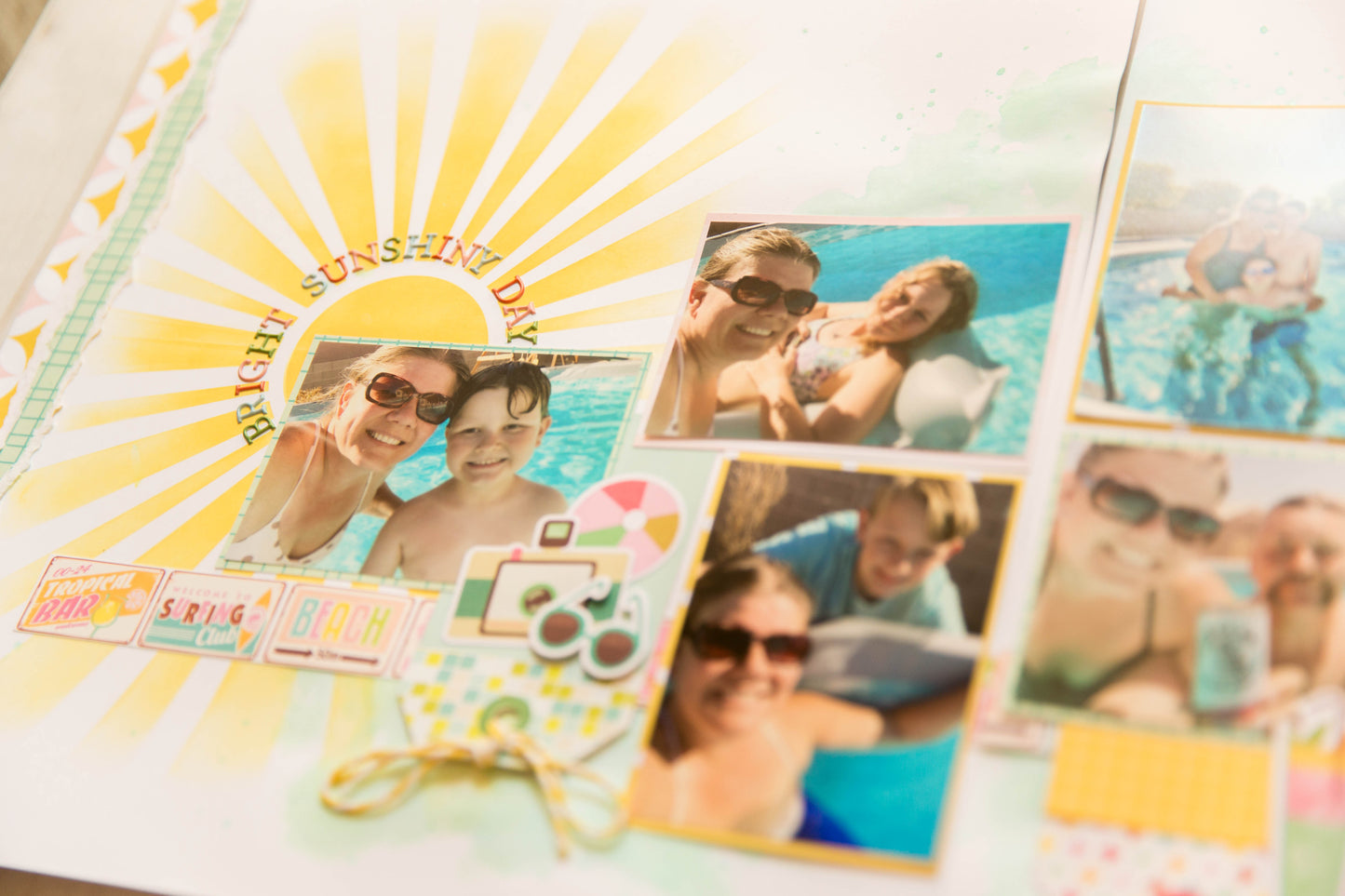 "Sunshiny Day" Page Kit by Meridy Twilling