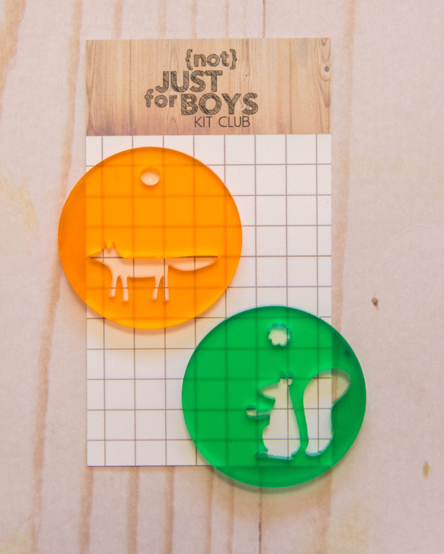 Fox & Squirrel Acrylic Tags