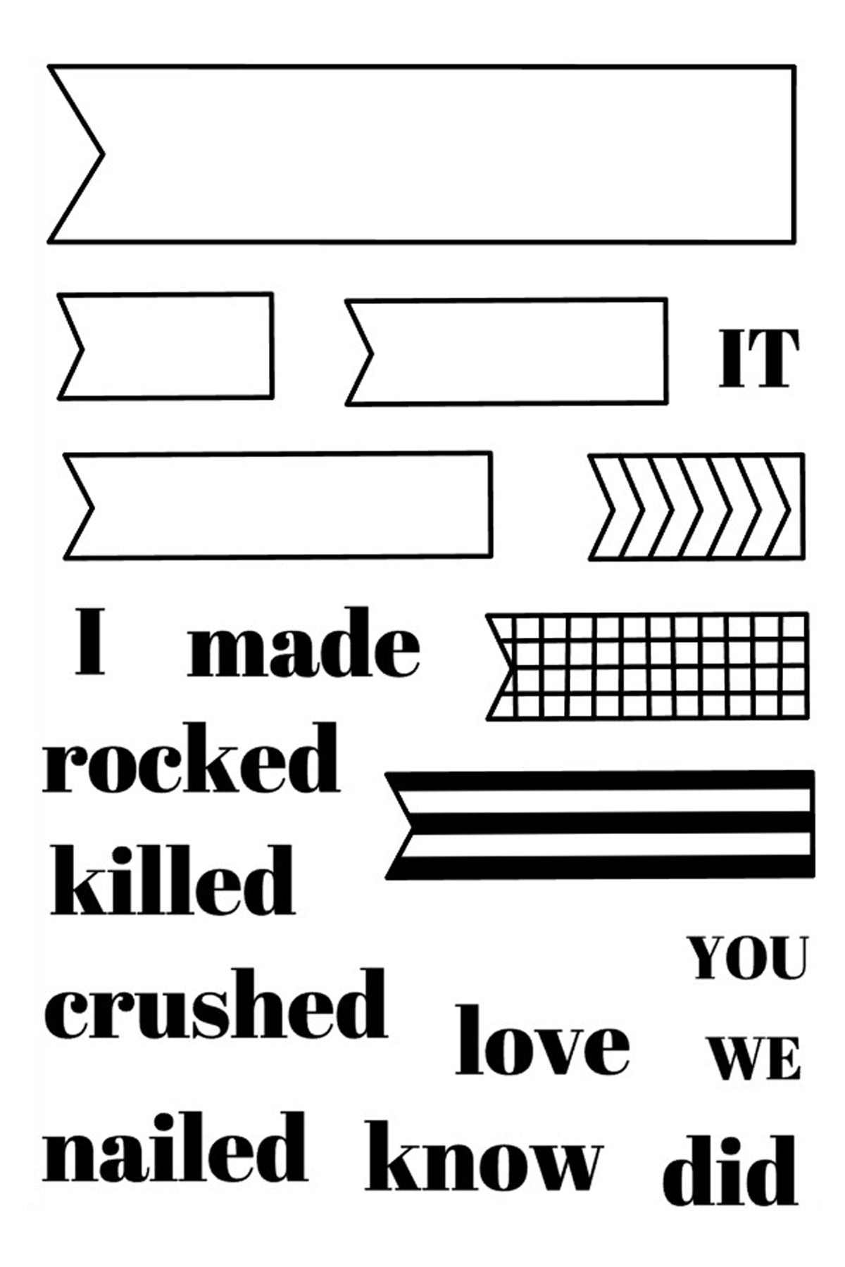 "Nailed It!" NJFB 4x6 Stamp Set