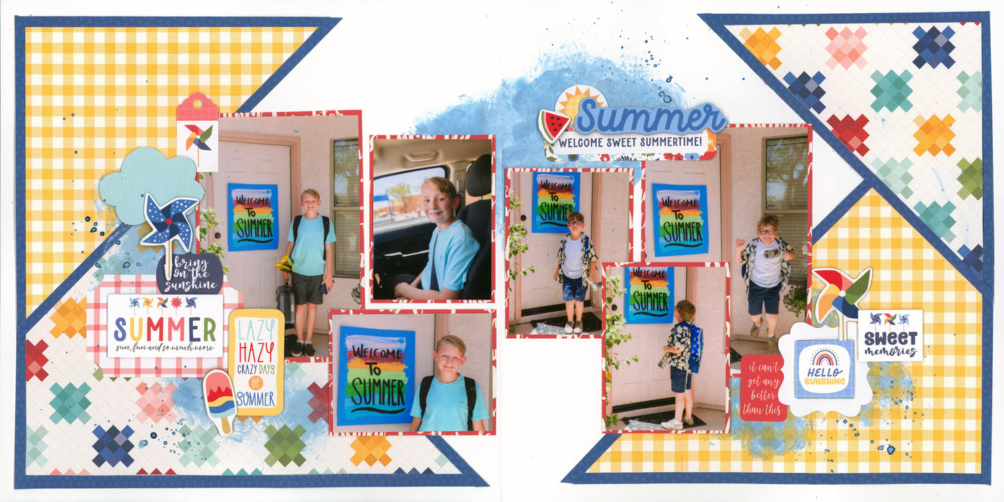 "Sizzling Summer" Page Kit by Meridy Twilling