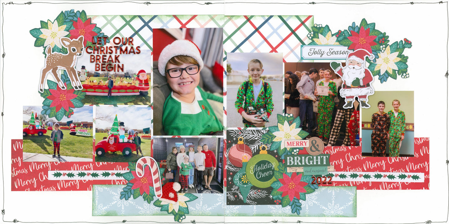 "Merry & Bright" Page Kit by Meridy Twilling