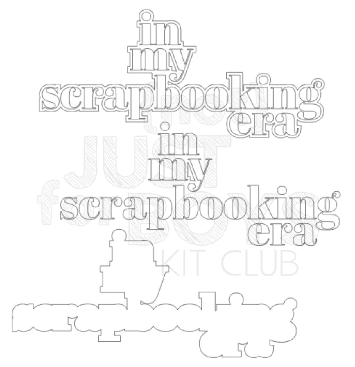 "Scrapbook Era" Digital Cut File