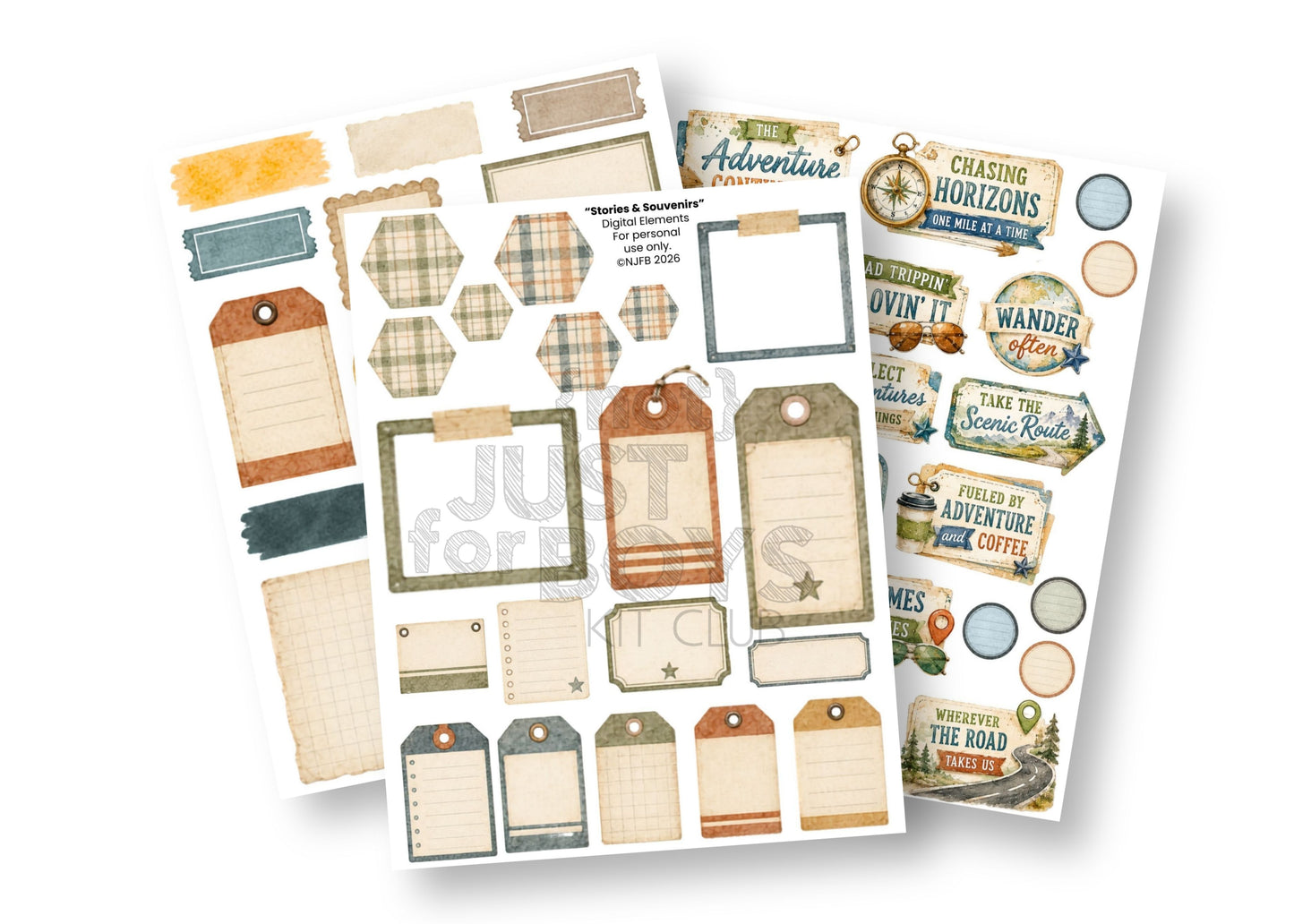 PRE-PRINTED "Stories & Souvenirs" PDF