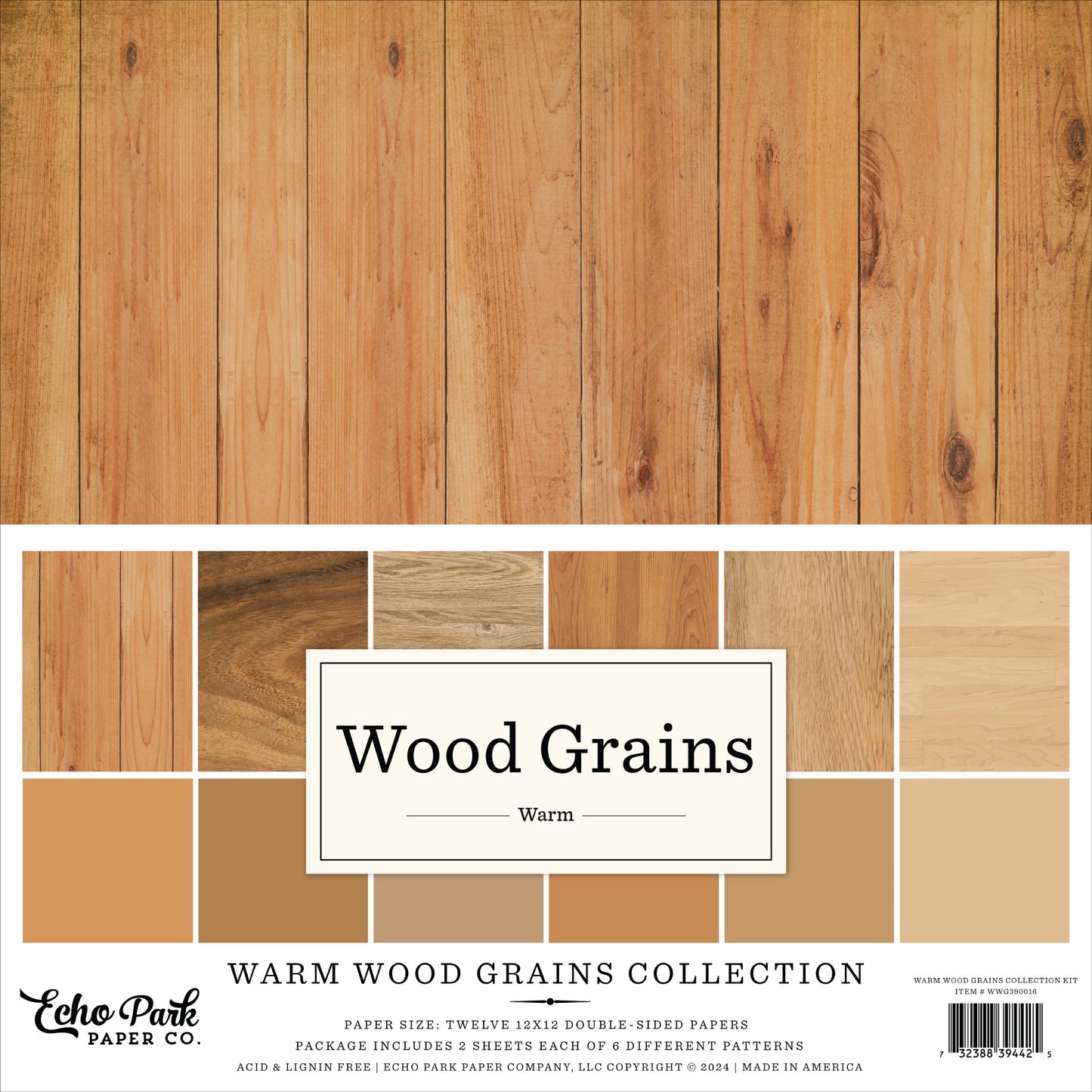 "Warm Wood Grains" Collection Kit
