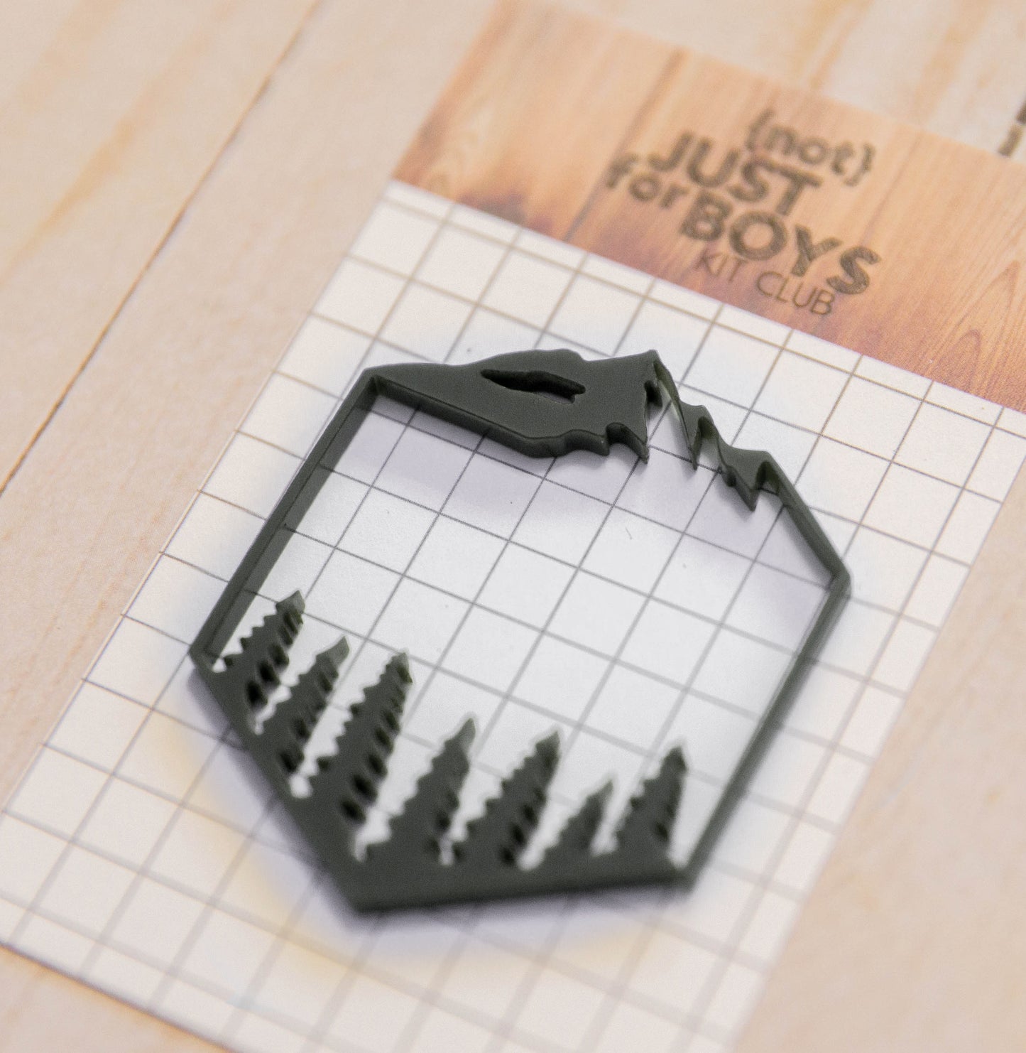 "Camping Logo" Acrylic Embellishment
