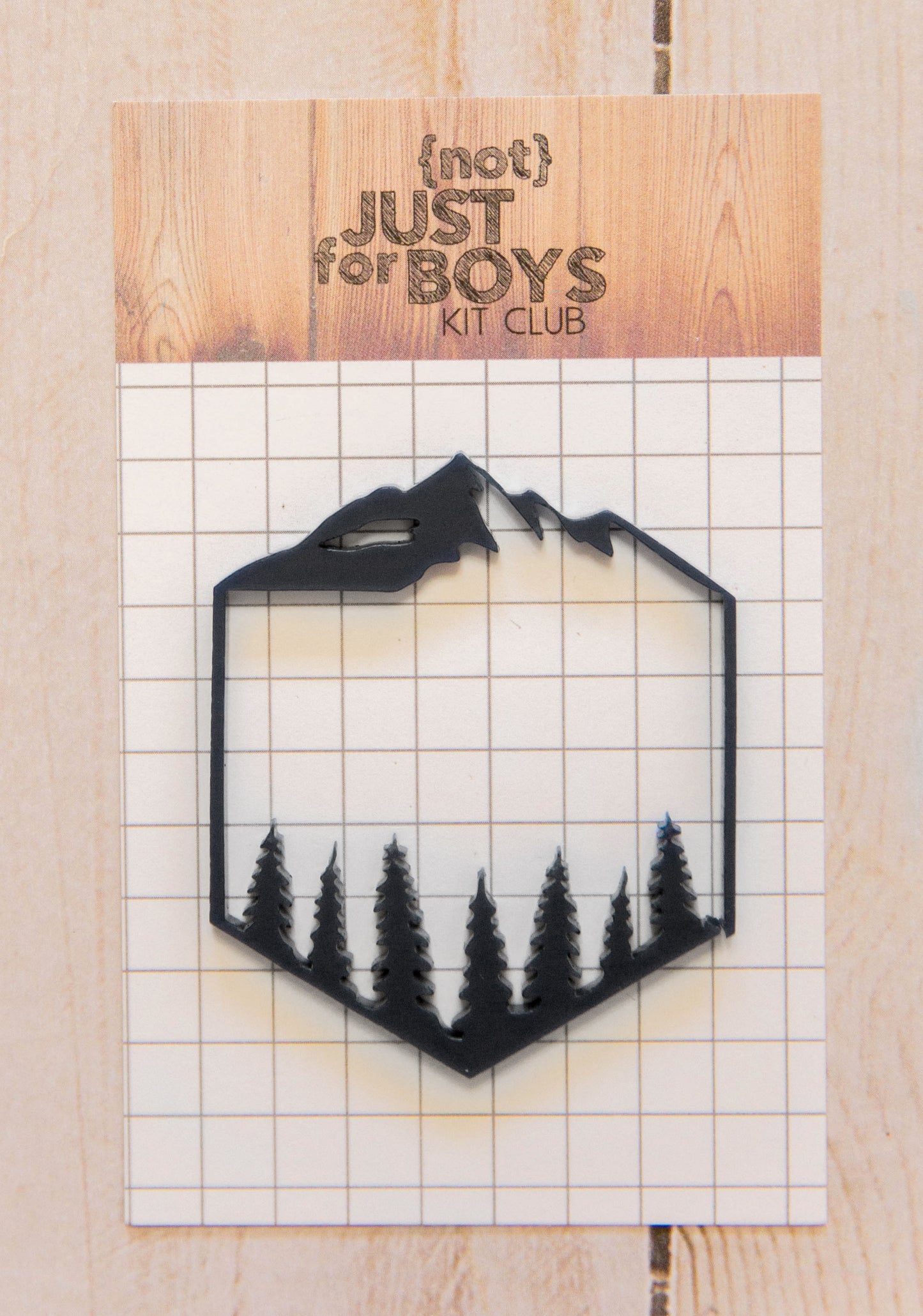 "Camping Logo" Acrylic Embellishment