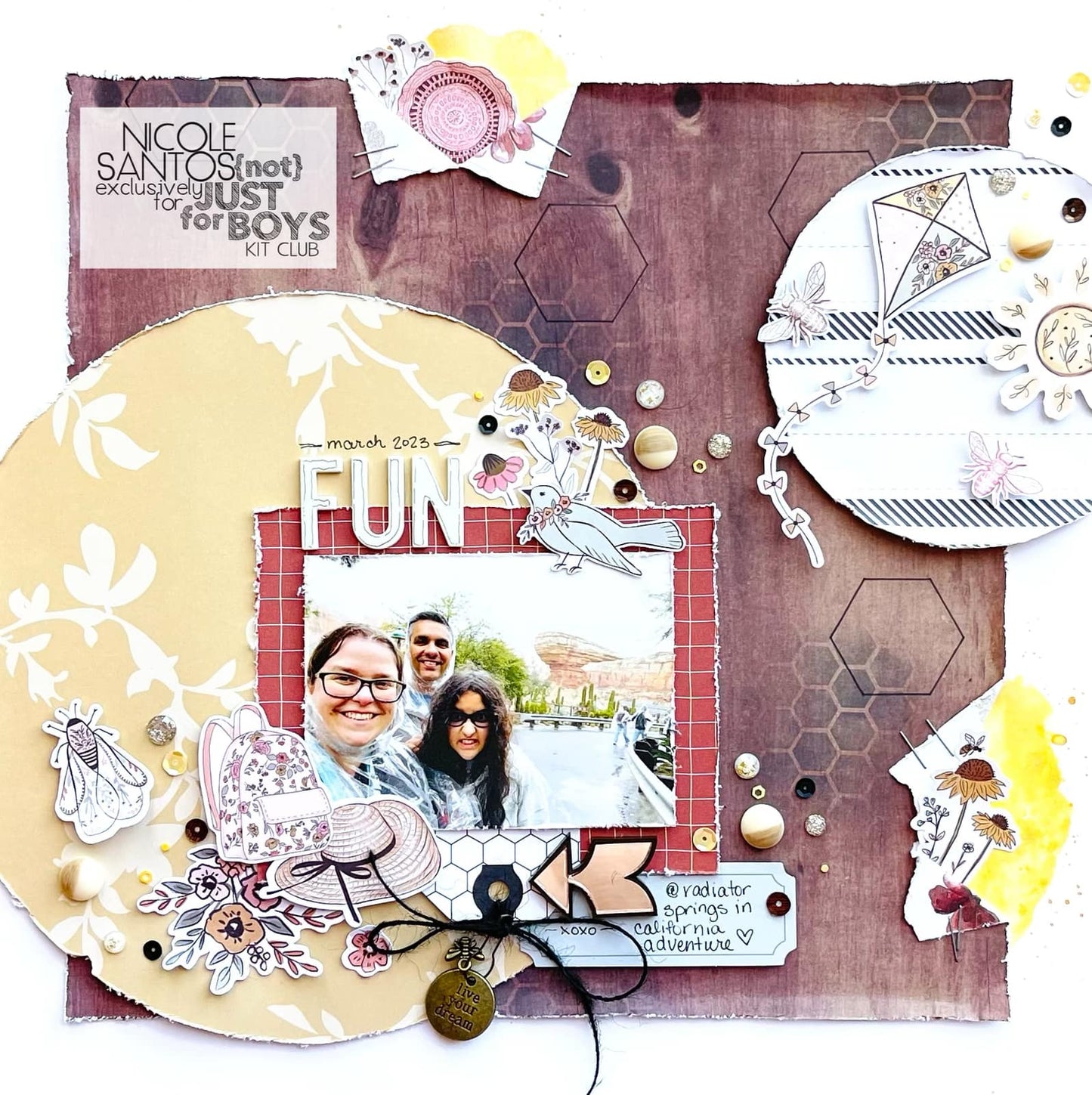 "Honeycomb" Page Kit by Meridy Twilling