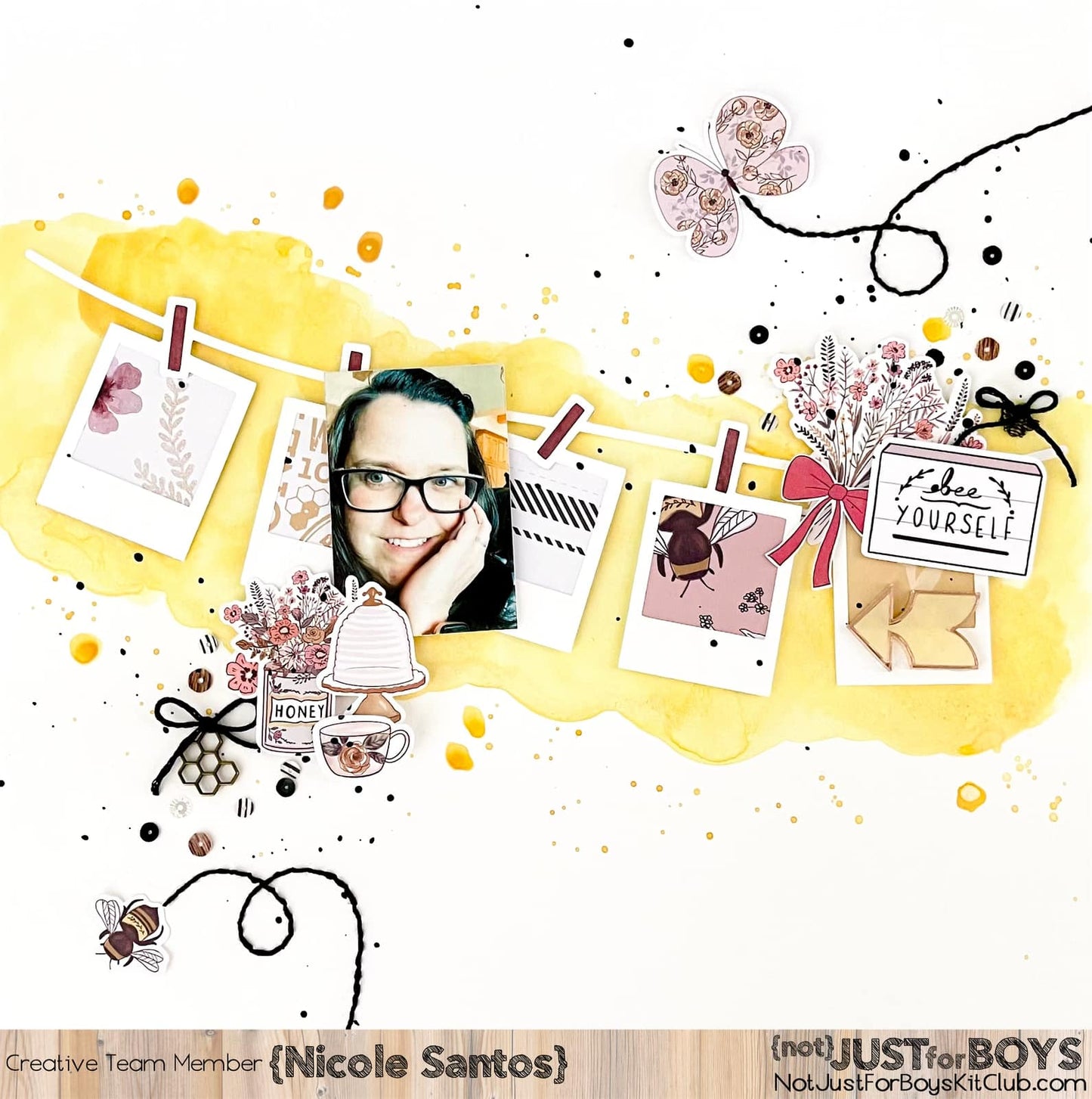 "Honeycomb" Page Kit by Meridy Twilling