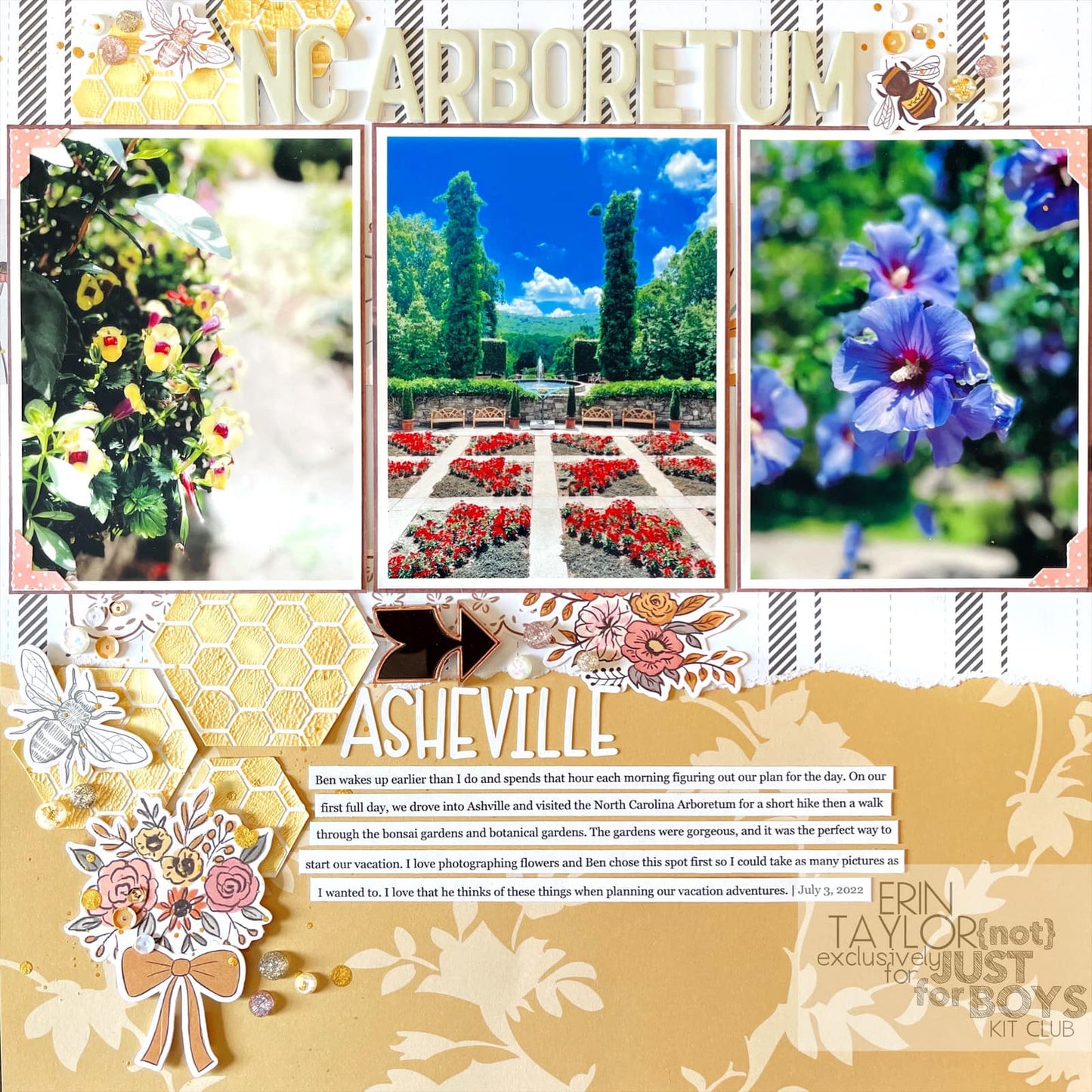 "Honeycomb" Page Kit by Meridy Twilling