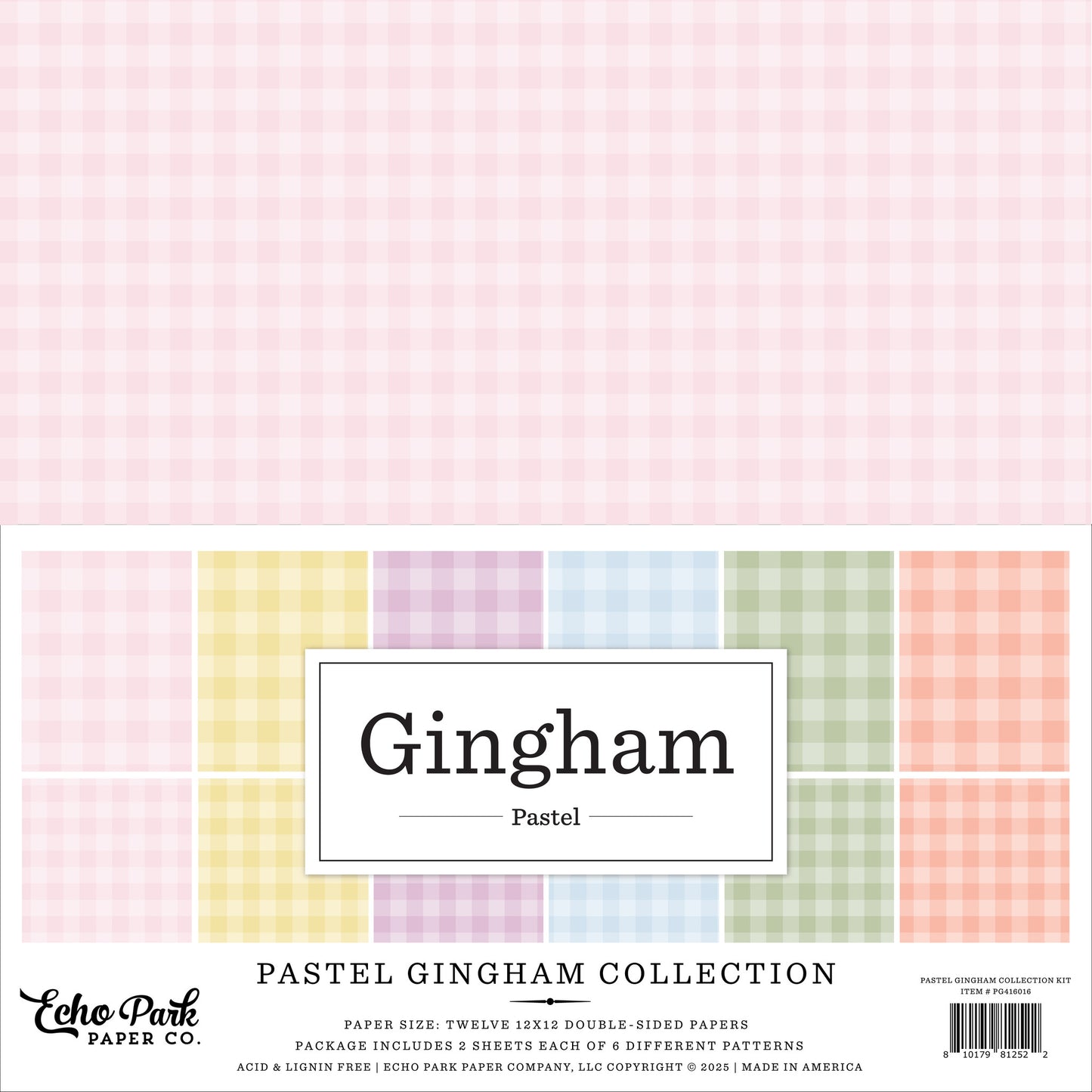 "Pastel Gingham" Collection Kit
