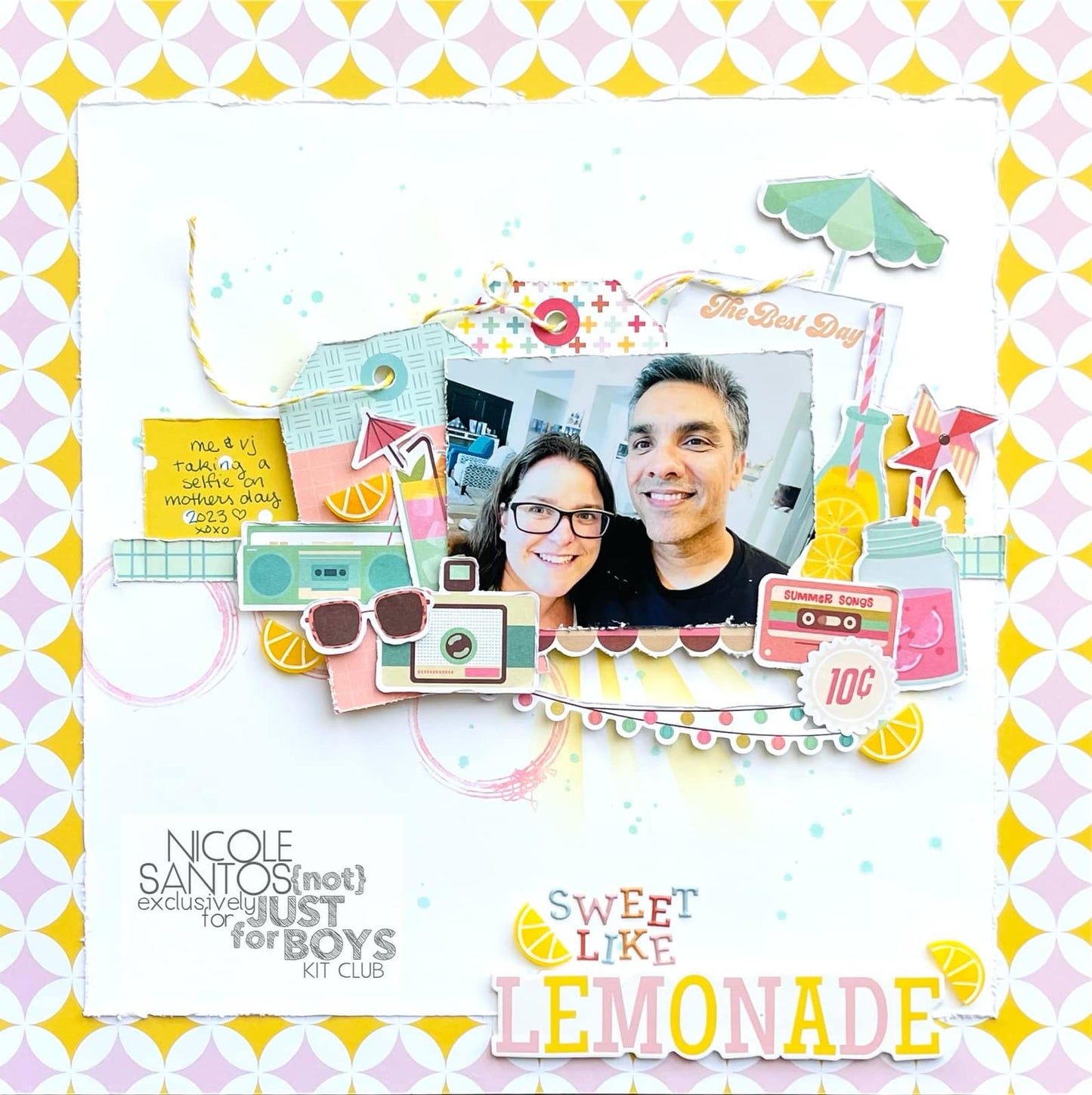 "Sunshiny Day" Page Kit by Meridy Twilling