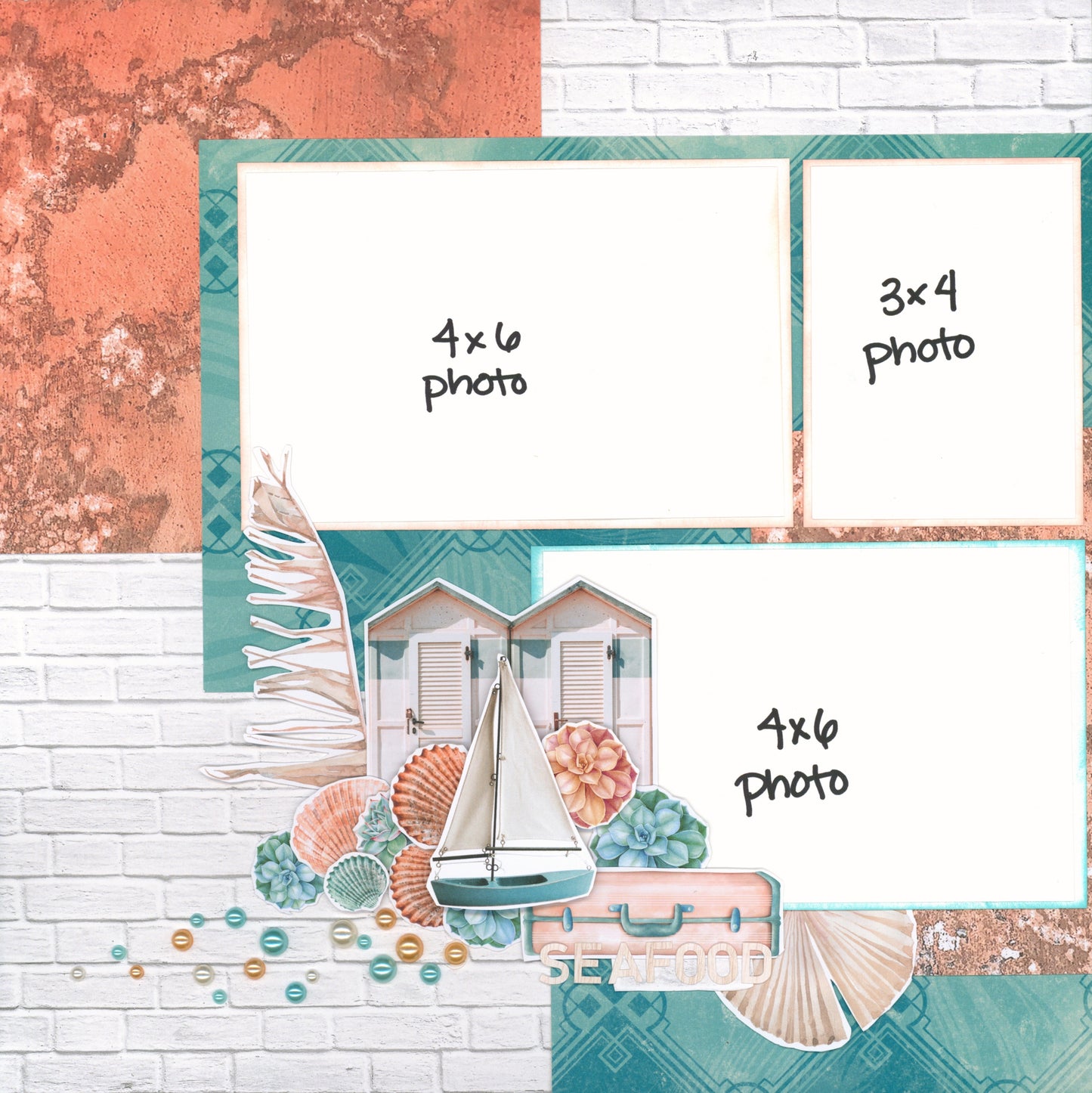 “Beach House” NJFB Page Kit by Meridy Twilling