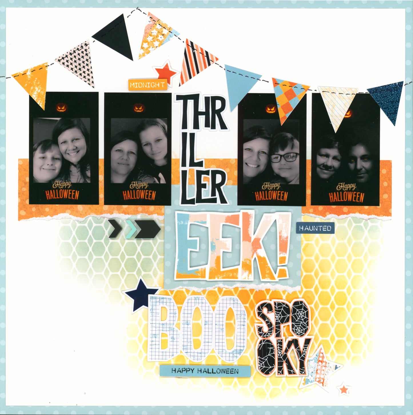 "Halloween" NJFB Page Kit by Meridy Twilling