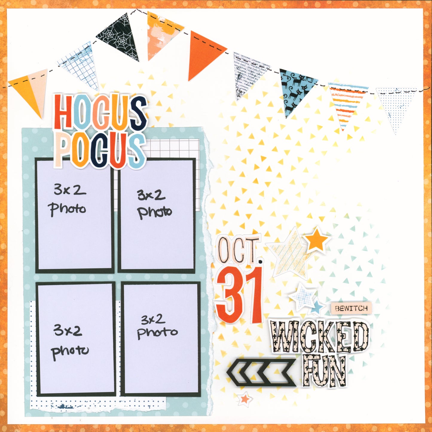 "Halloween" NJFB Page Kit by Meridy Twilling