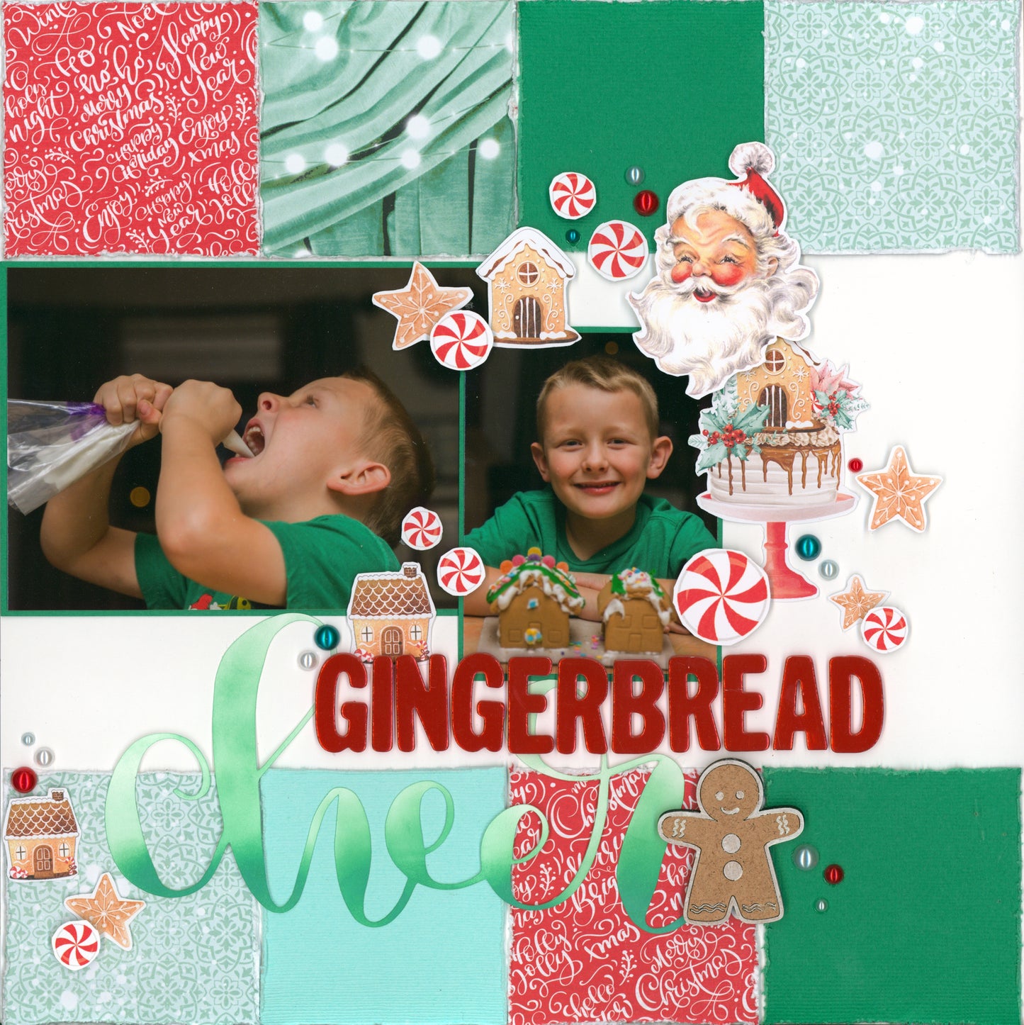 "Christmas Cheer" Page Kit by Meridy Twilling