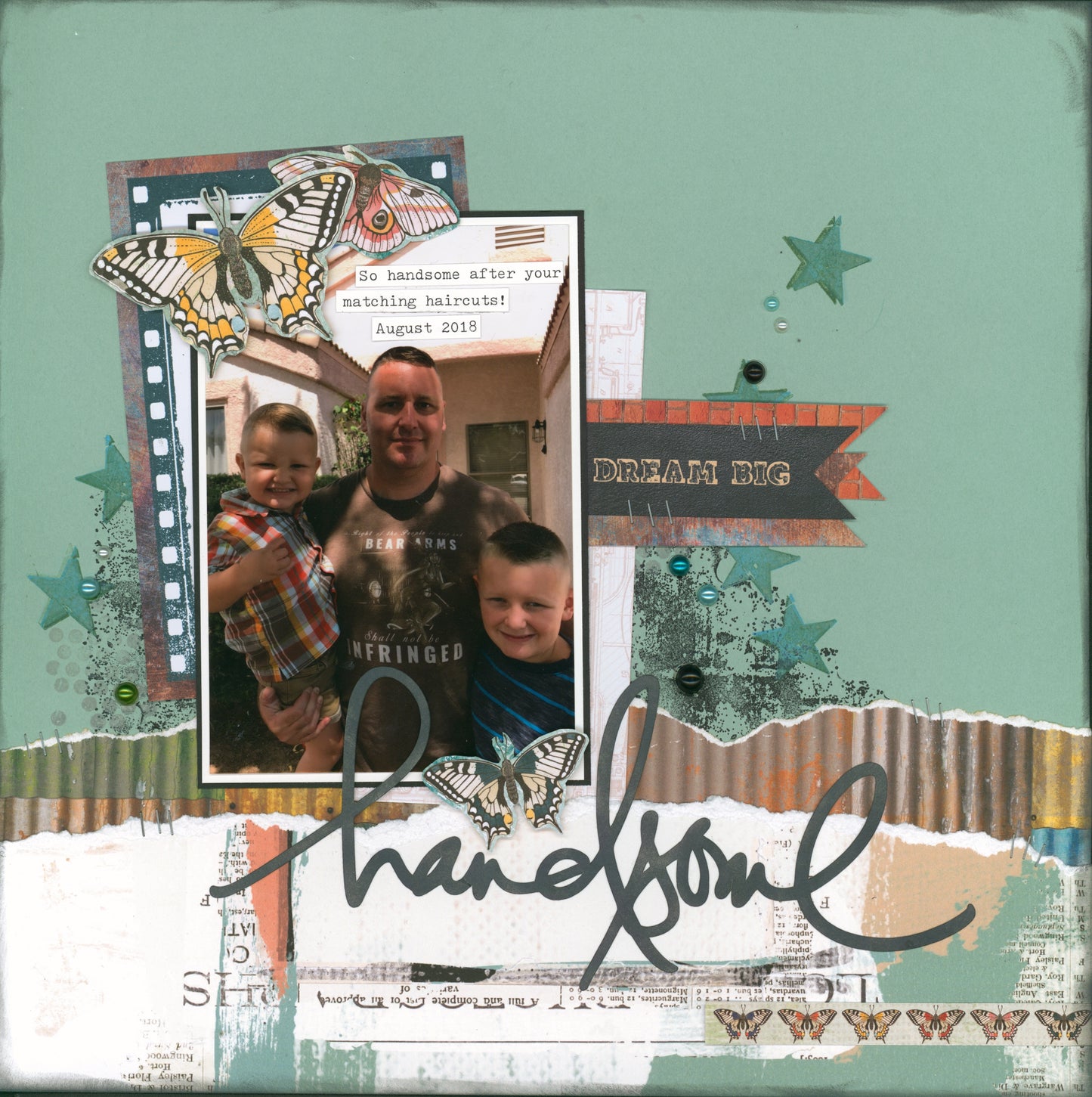 "Handsome" Page Kit by Meridy Twilling