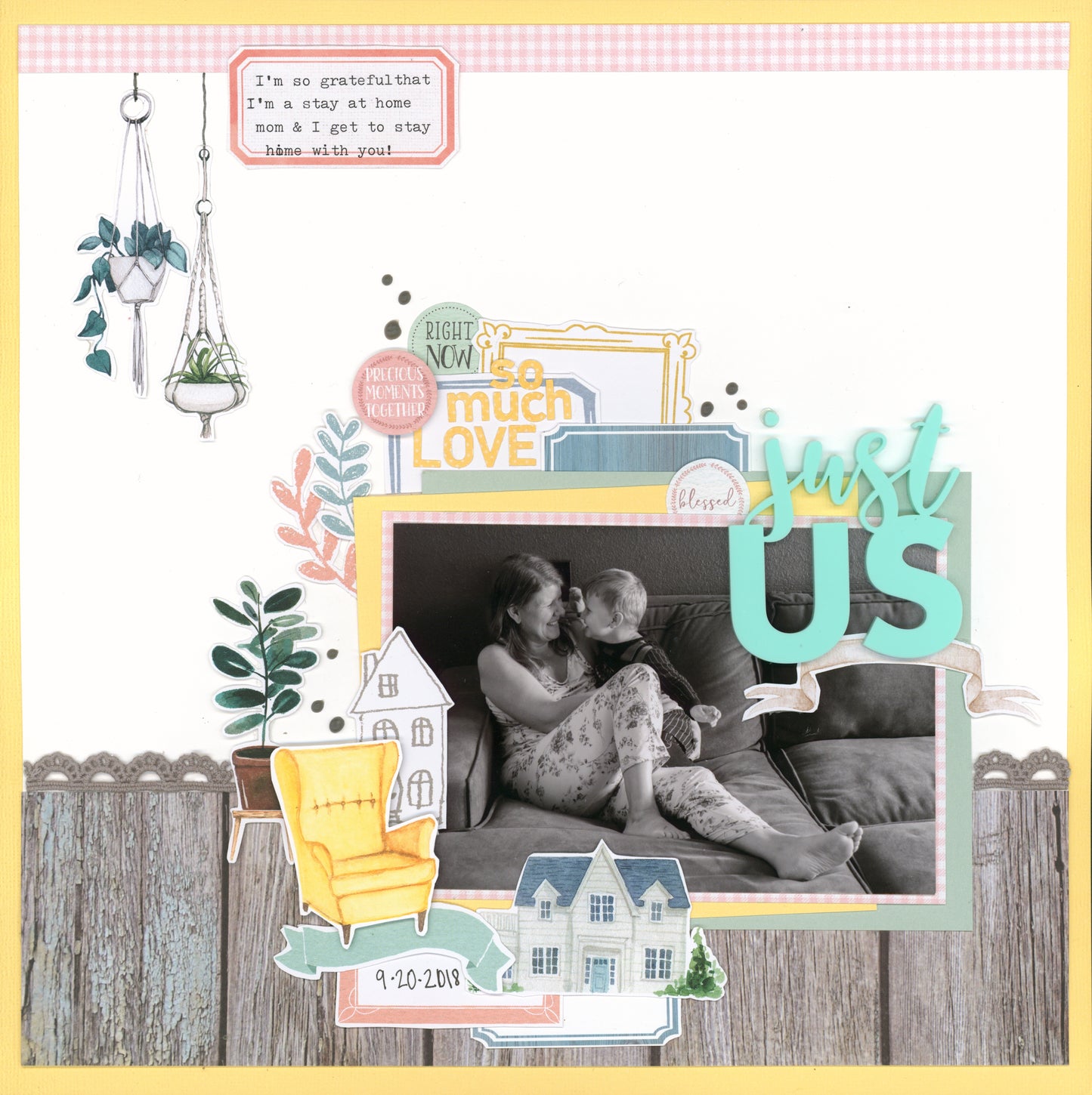 "Just Us" Page Kit by Meridy Twilling