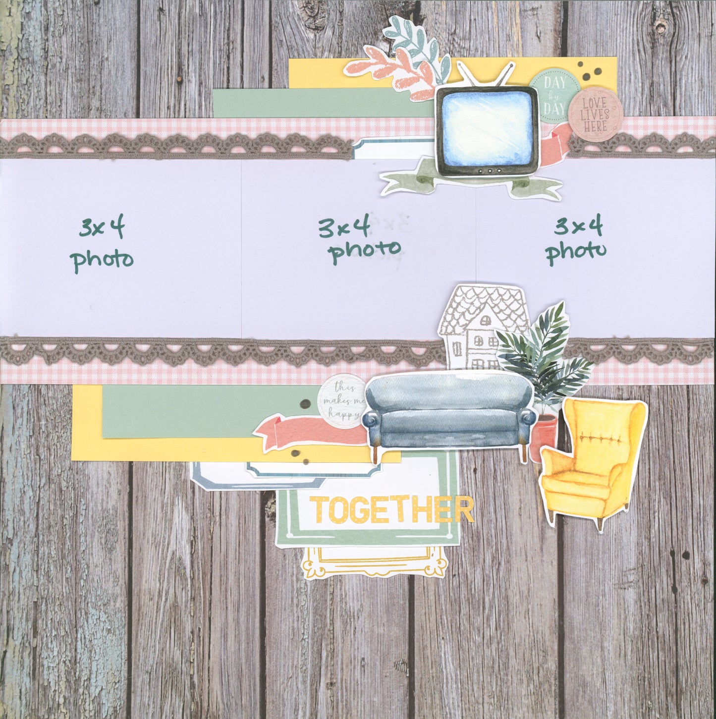 "Just Us" Page Kit by Meridy Twilling