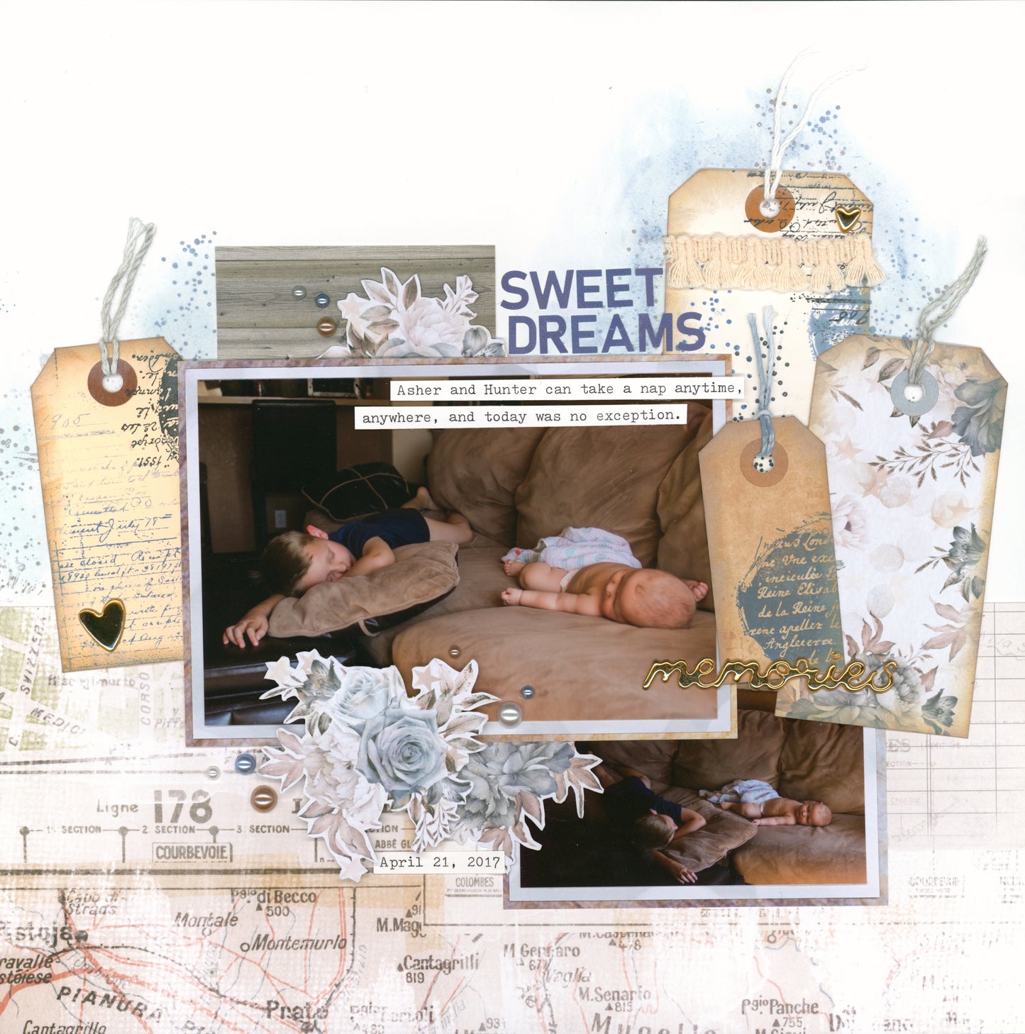 "Tranquility" Page Kit by Meridy Twilling